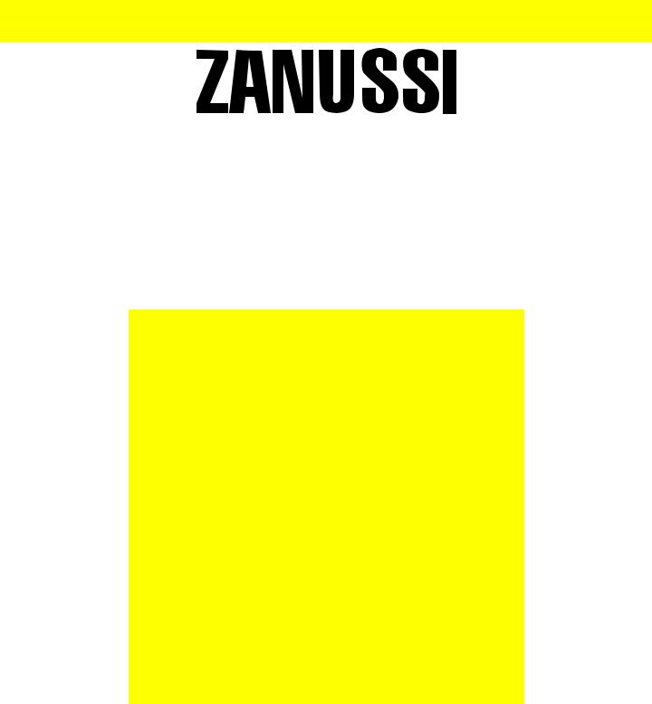 Zanussi ZHP612WM, ZHP612B, ZHP612W, ZHP612NX User Manual