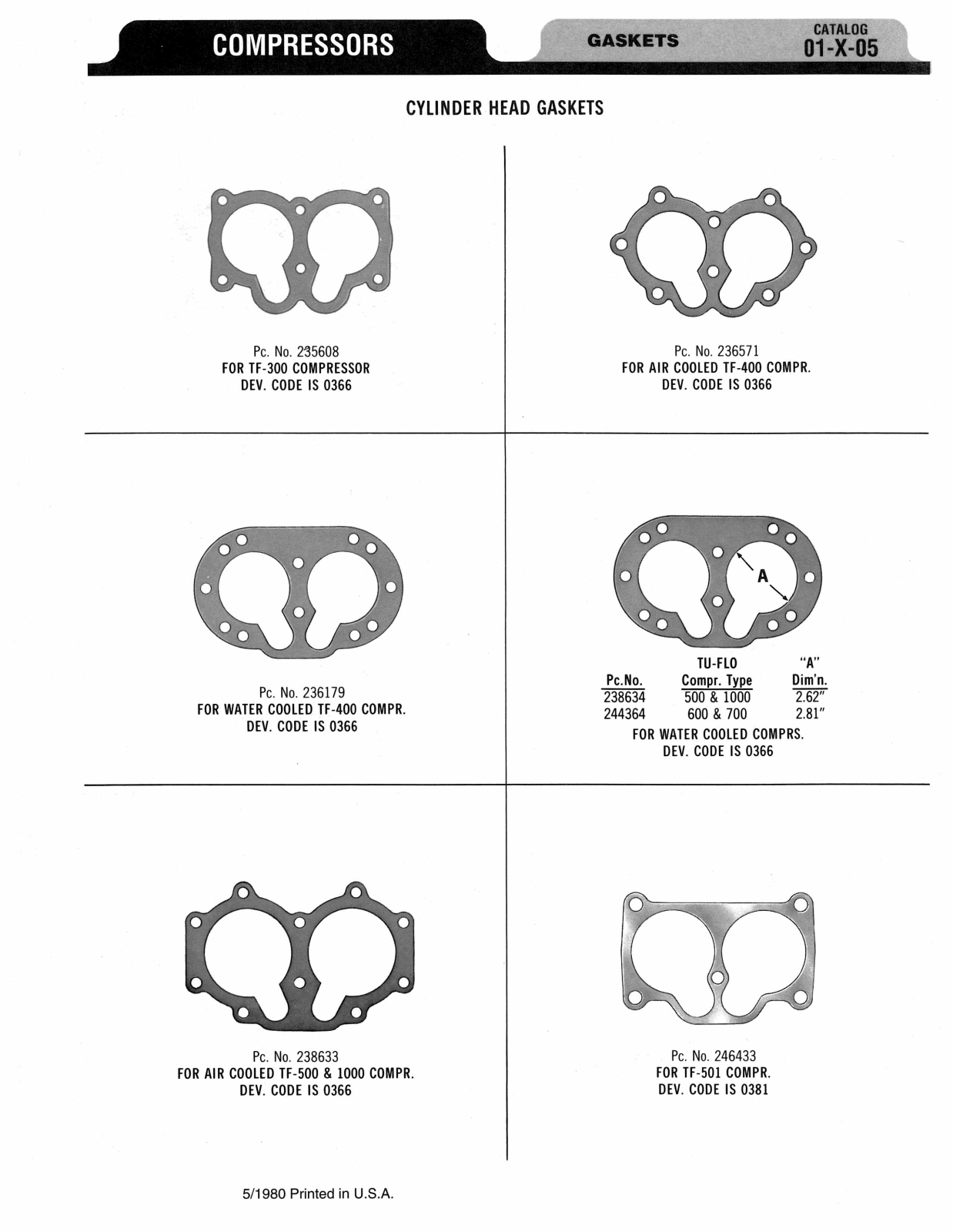 BENDIX 01-X-05 User Manual