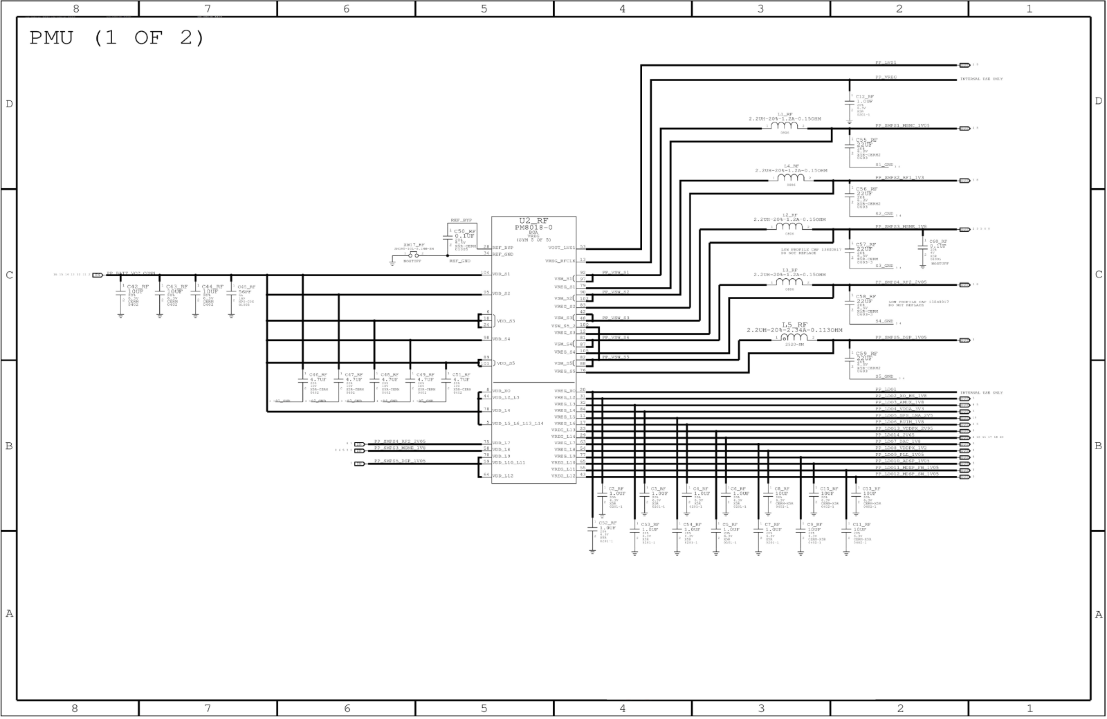 Apple iphone 5с schematics diagram