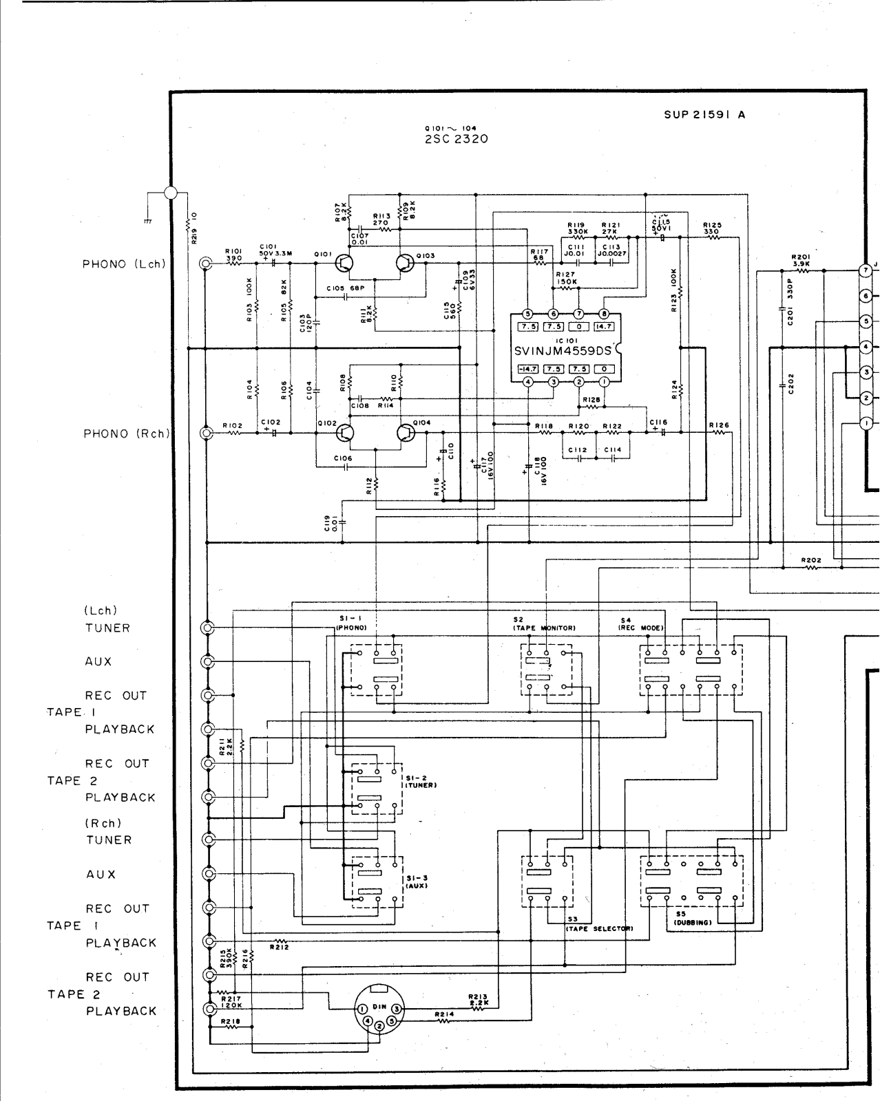 Technics SUZ-11 Schematic