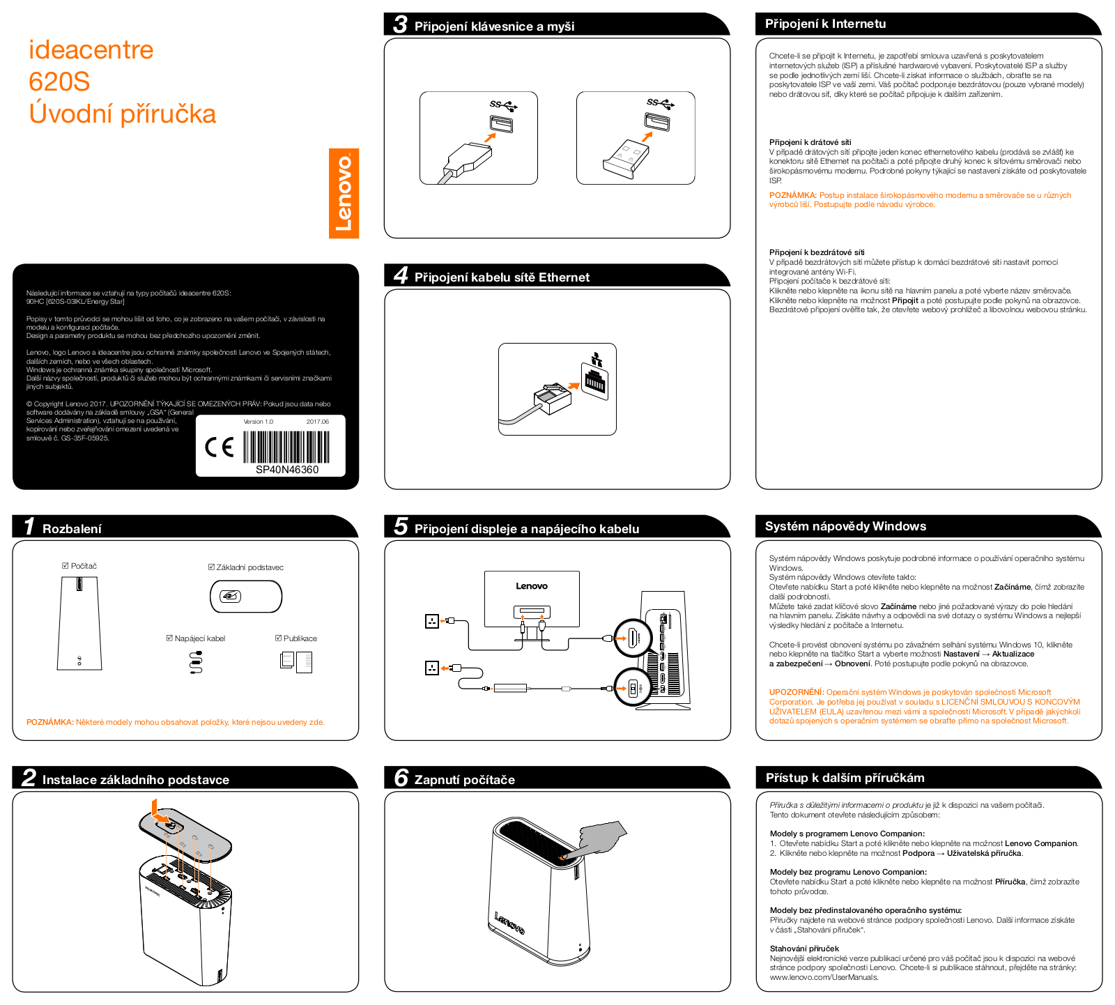 Lenovo ideacentre 620S-03IKL Quick Start Guide