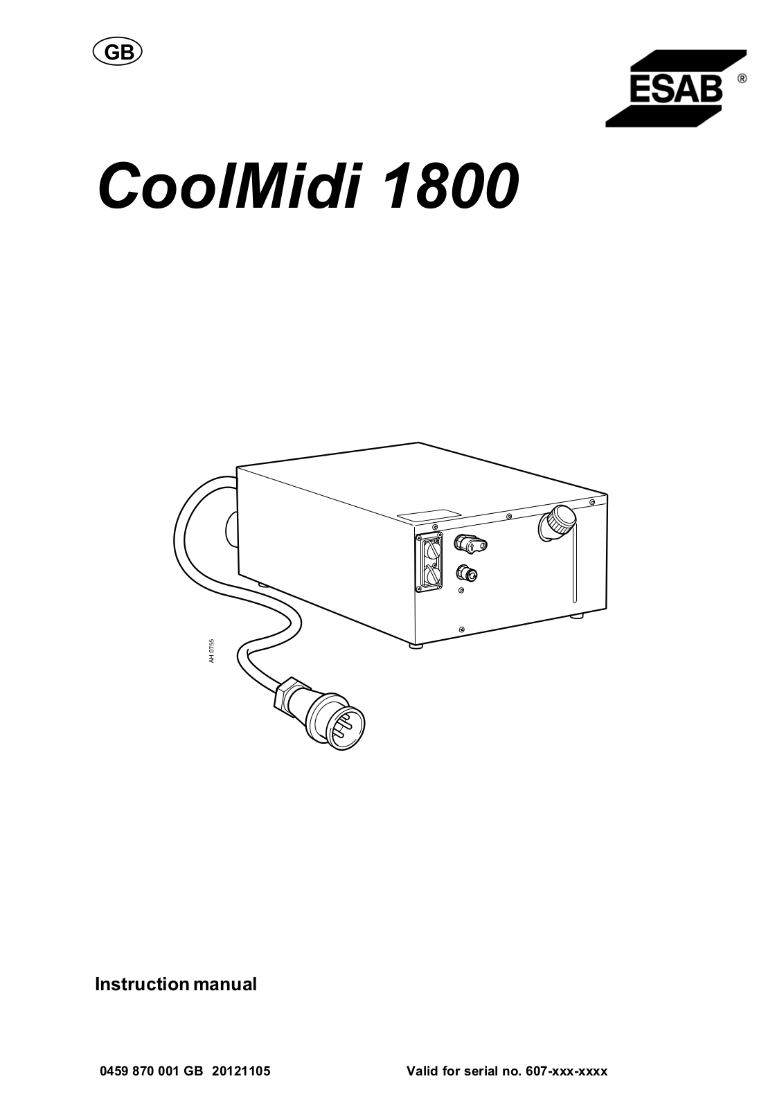 ESAB CoolMidi 1800 Instruction manual