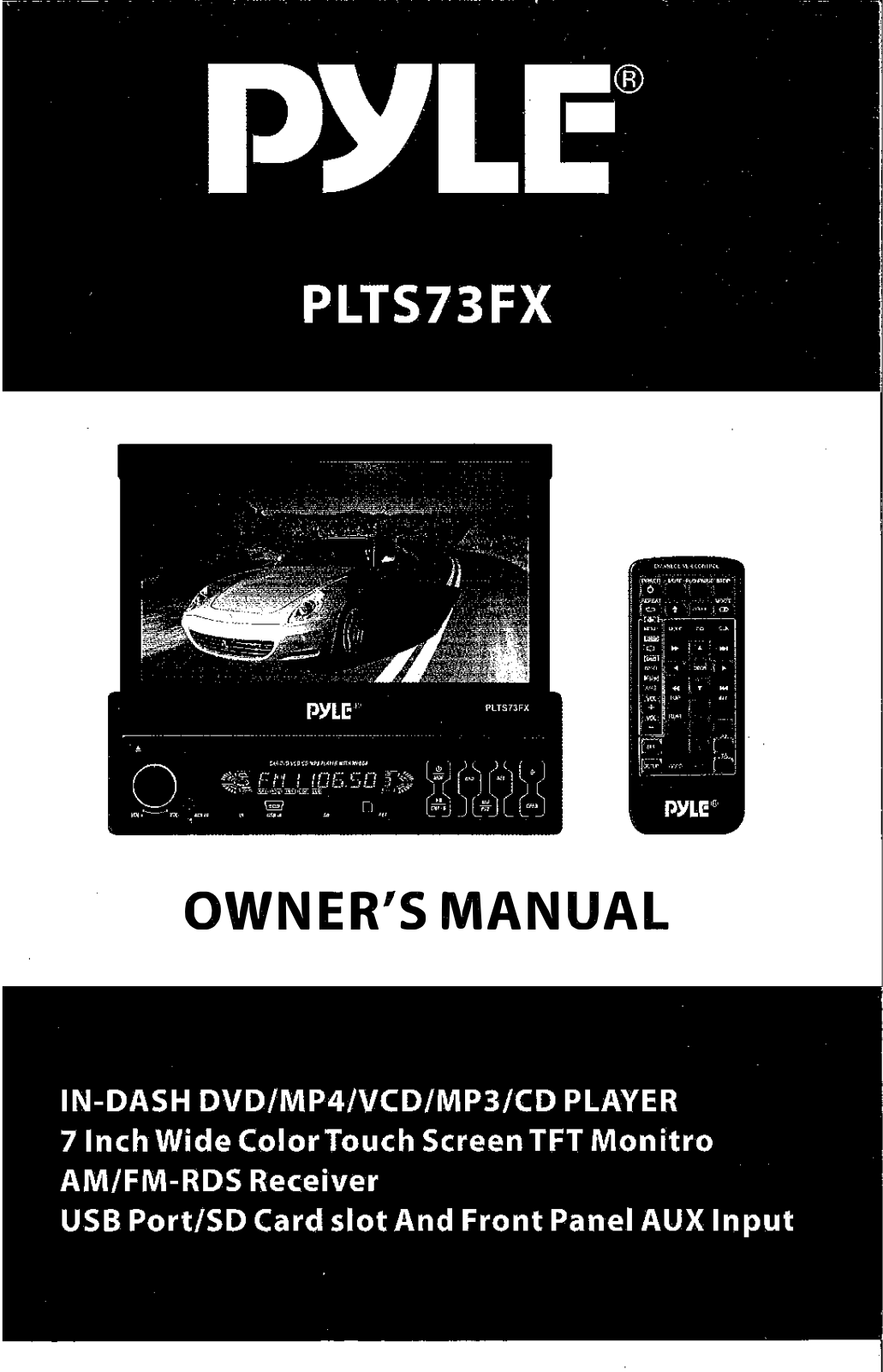 PYLE Audio PLTS73FX User Manual