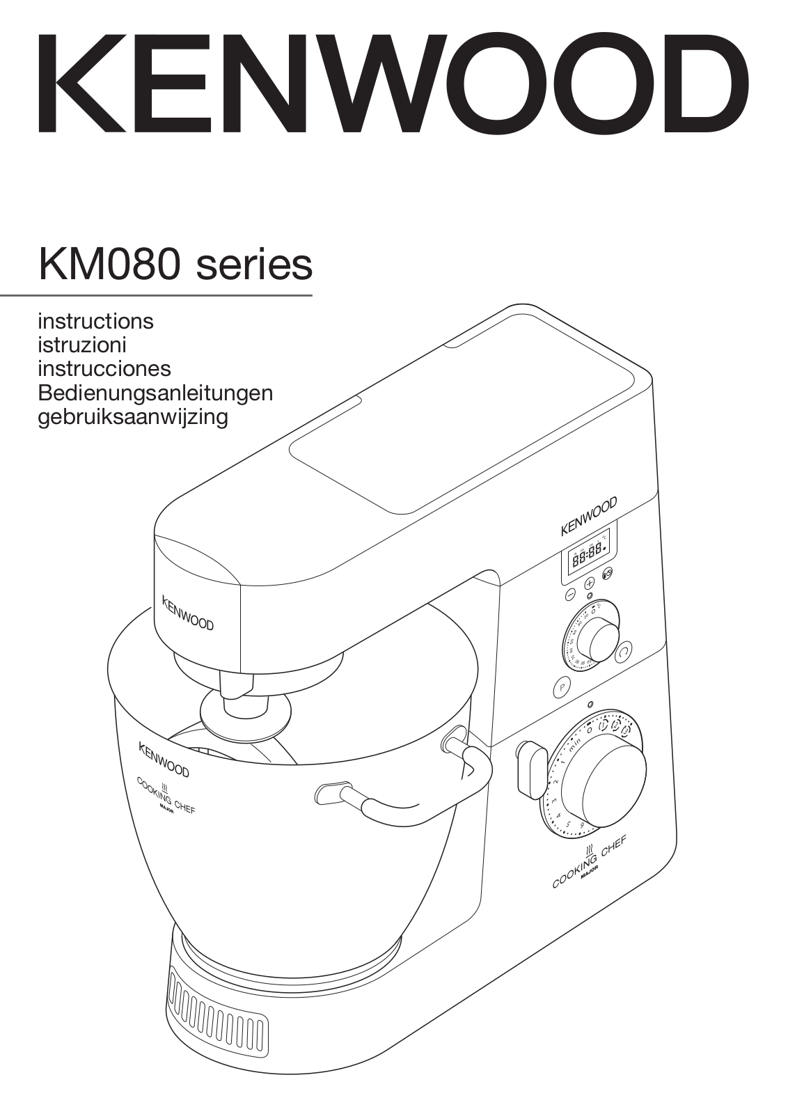 Kenwood KM080 Series Instruction Manual