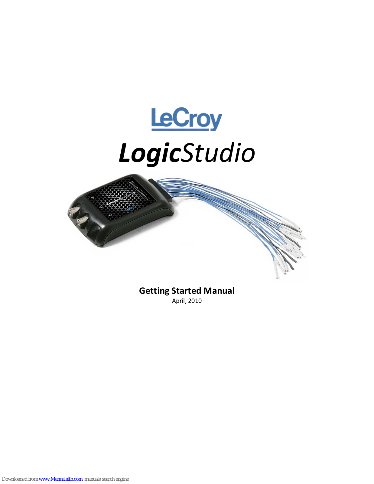 LeCroy LogicStudio Getting Started Manual