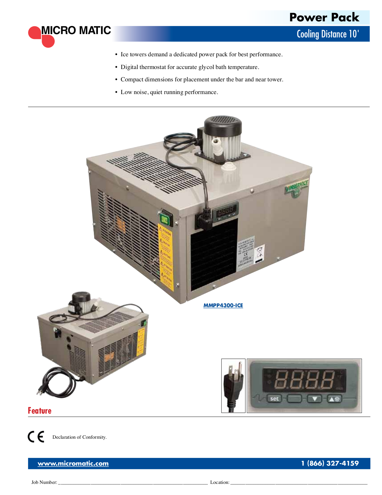 Micro Matic MMPP4300-ICE User Manual