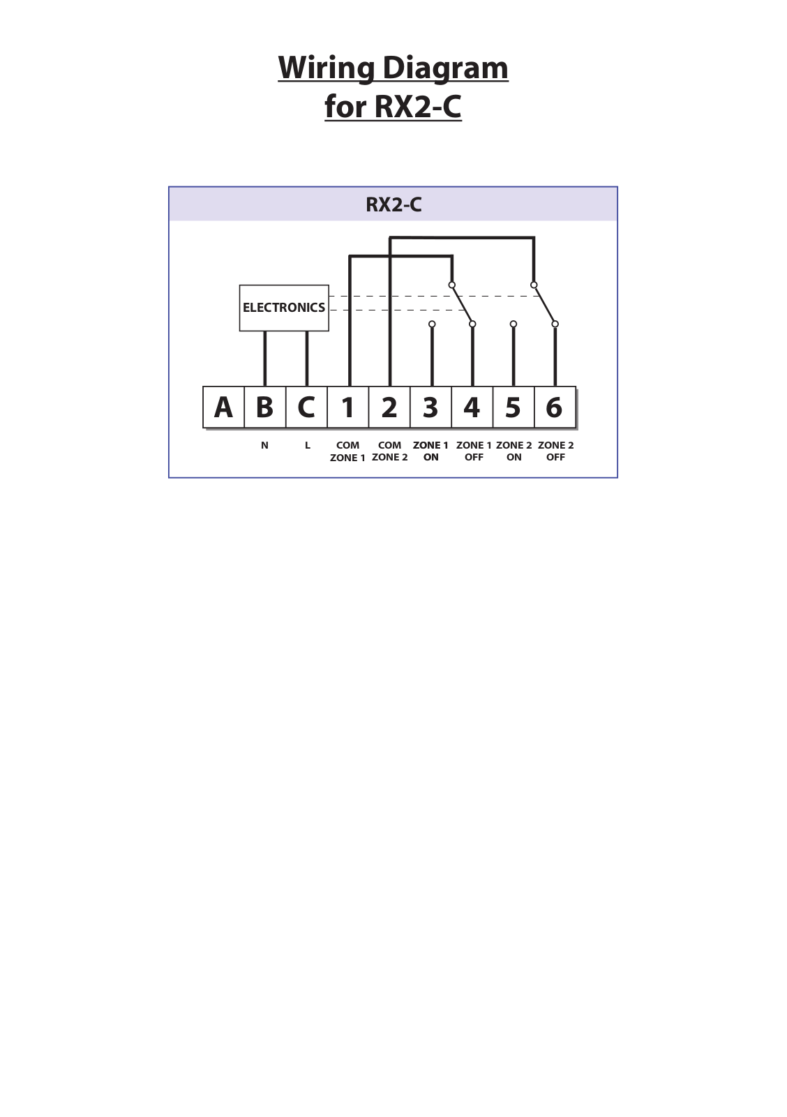 Danfoss RX2-C Wiring Diagram