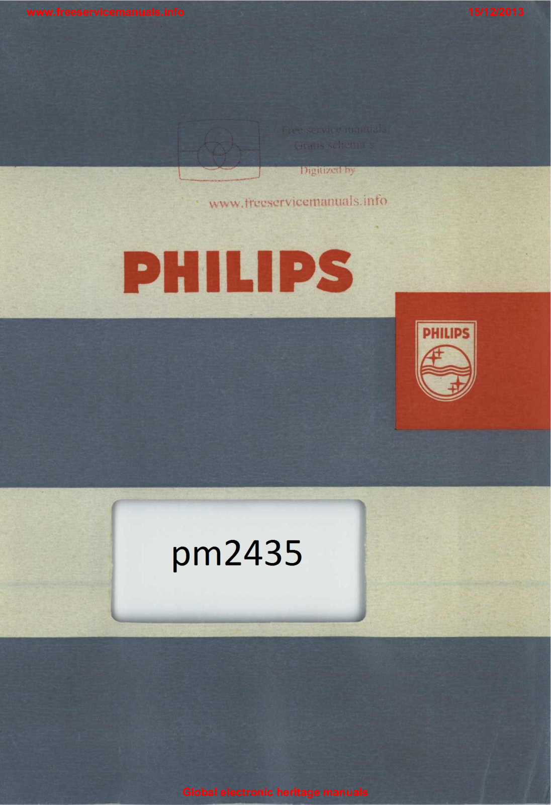 Philips pm2435 Datasheet - ManualMachine.com