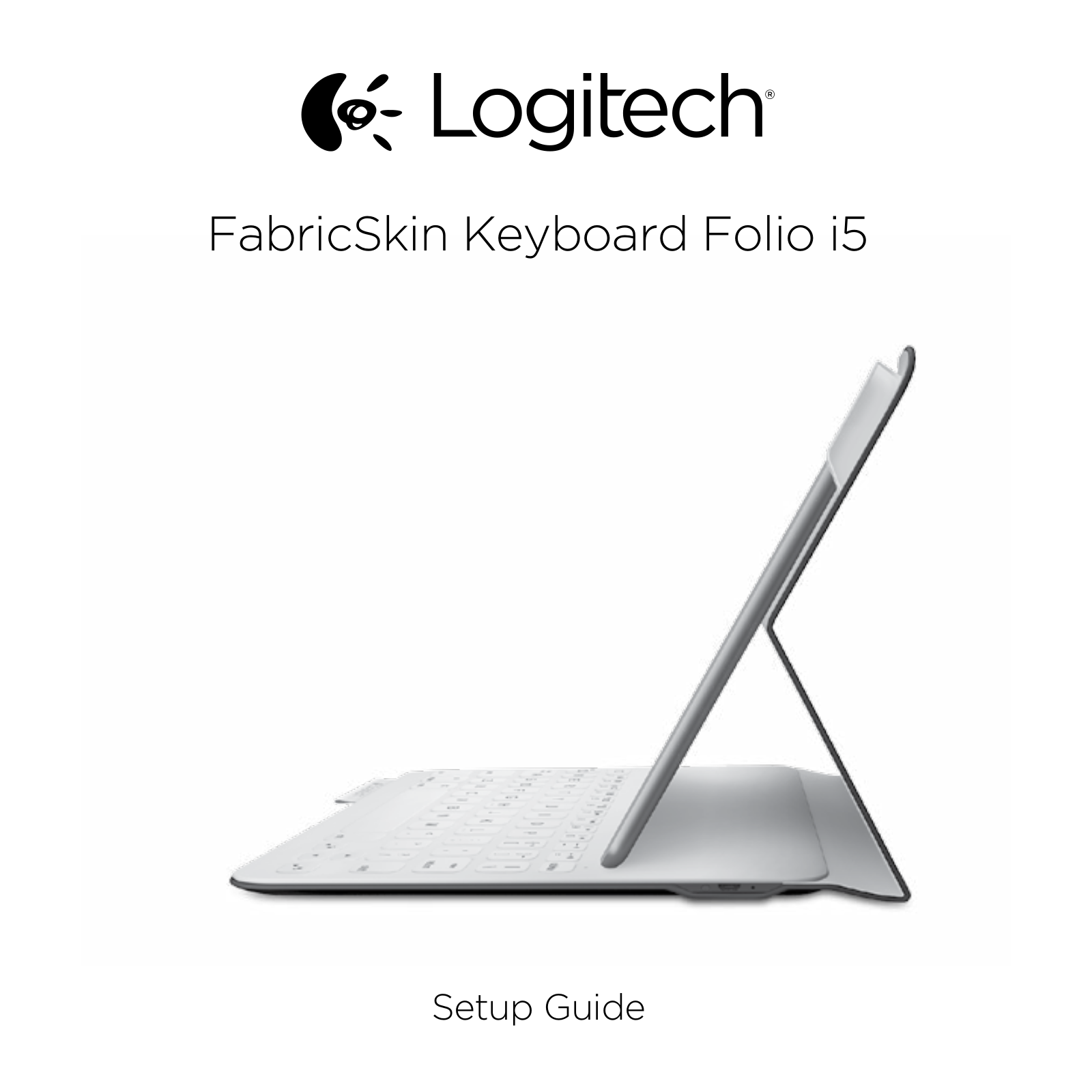 Logitech FabricSkin Keyboard Folio i5 Setup guide