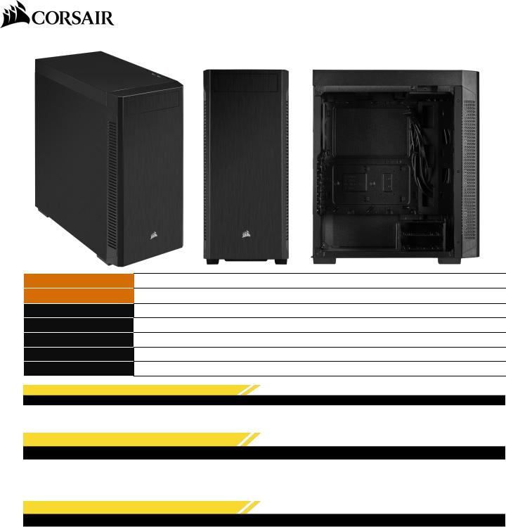 Corsair 110Q User Manual