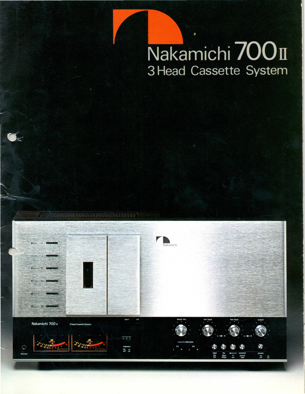 Nakamichi 700 Mk2 Brochure