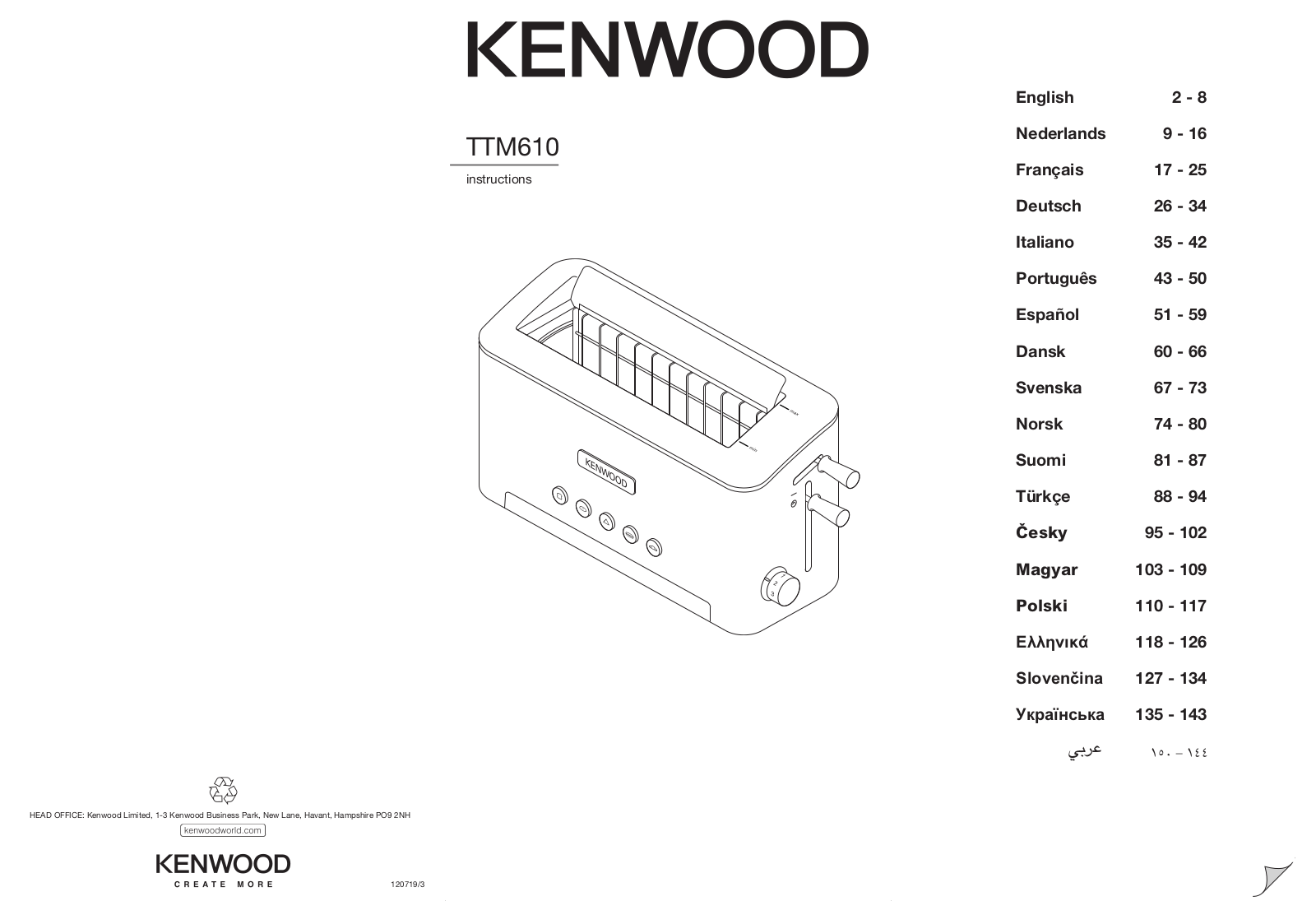 Kenwood TTM610 User Manual