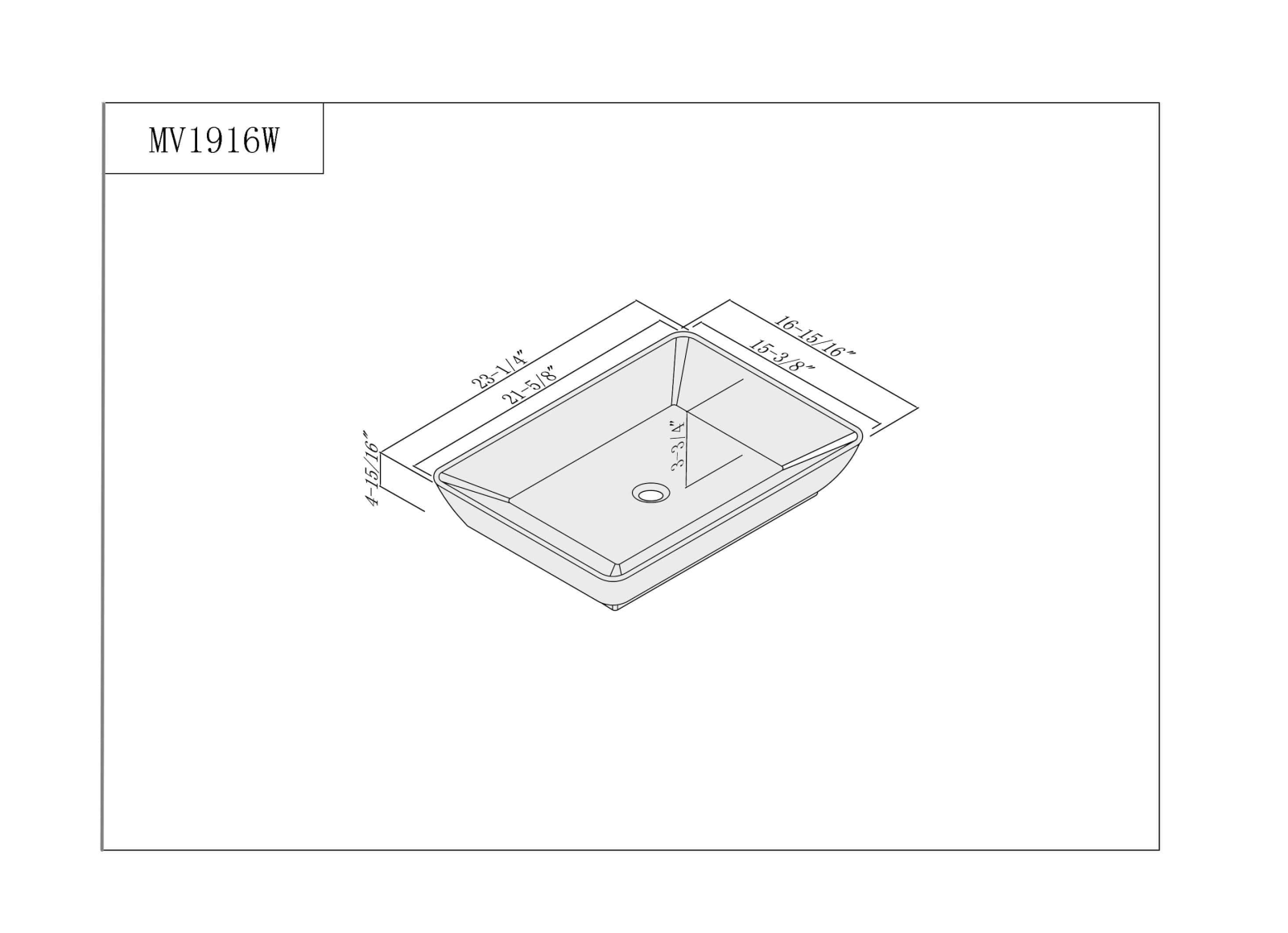 Fine Fixtures FINF1073 Dimensions - ManualMachine.com
