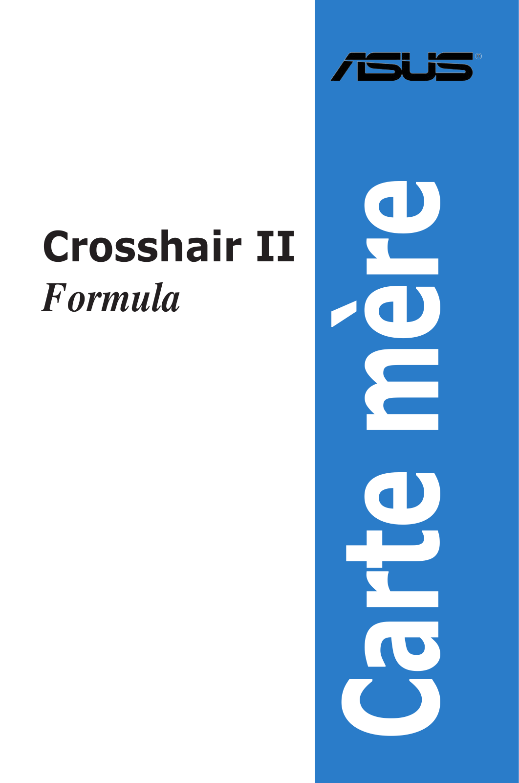 ASUS Formula Crosshair II User Manual