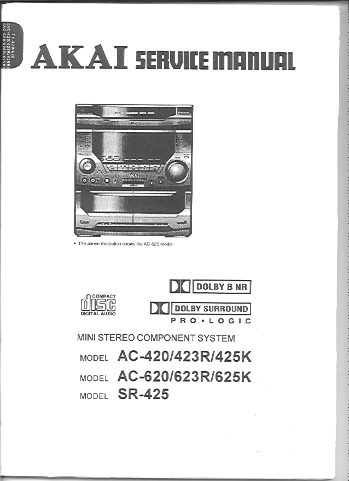 Akai AC420, AC423, AC425, AC620, AC623 Schematic