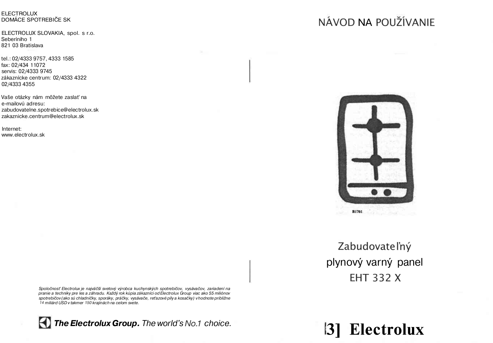 AEG EHT332X User Manual