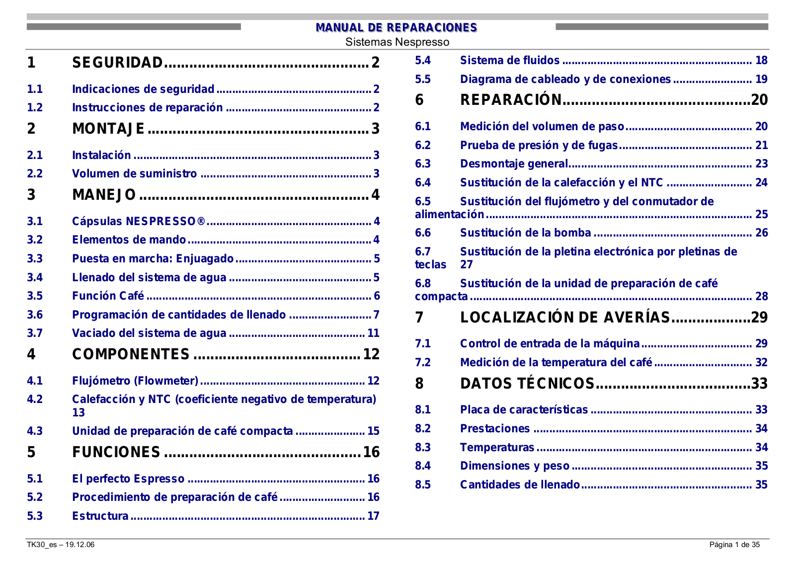 SIEMENS TK30N01 User Manual