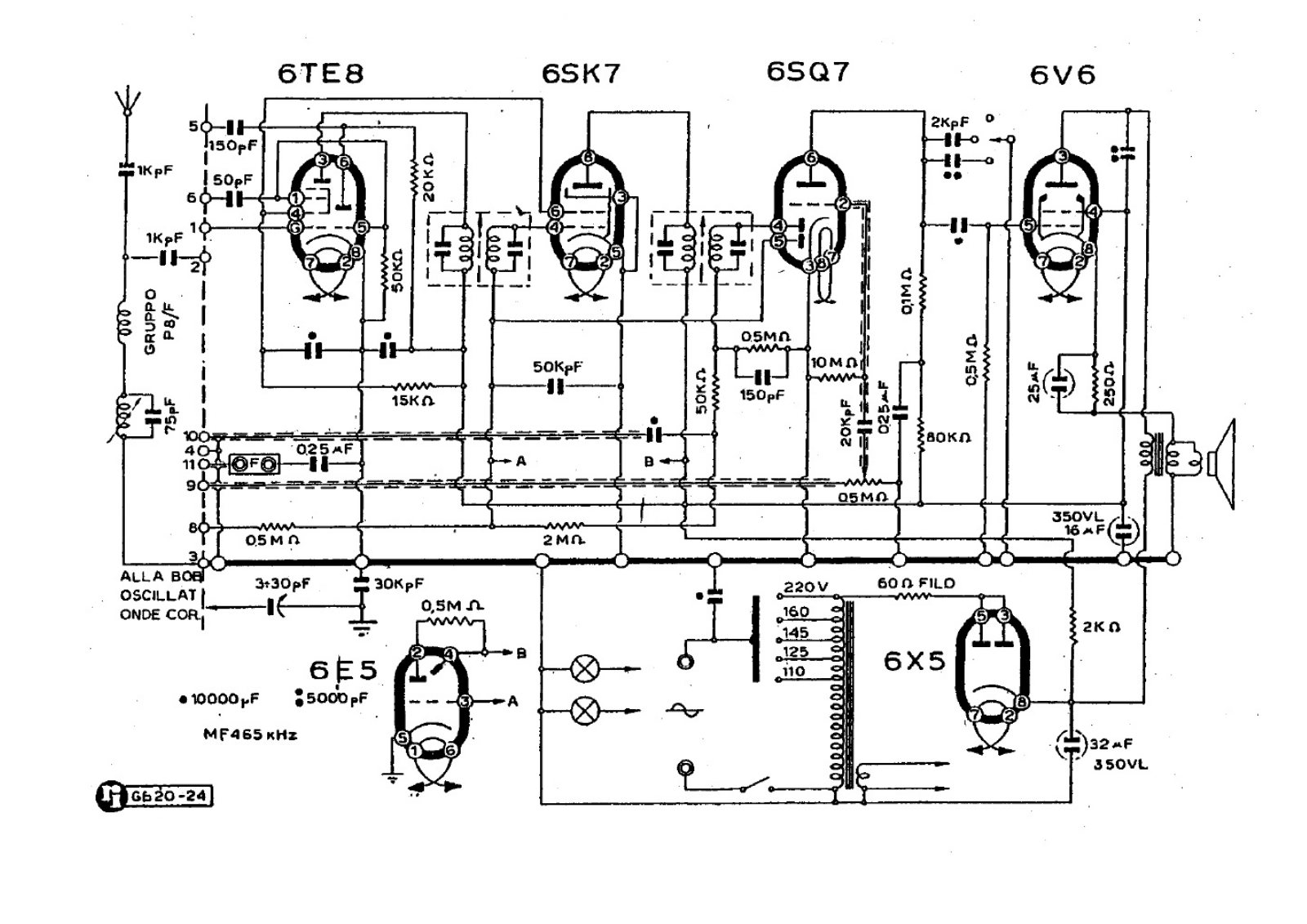 Nova 6n7 schematic