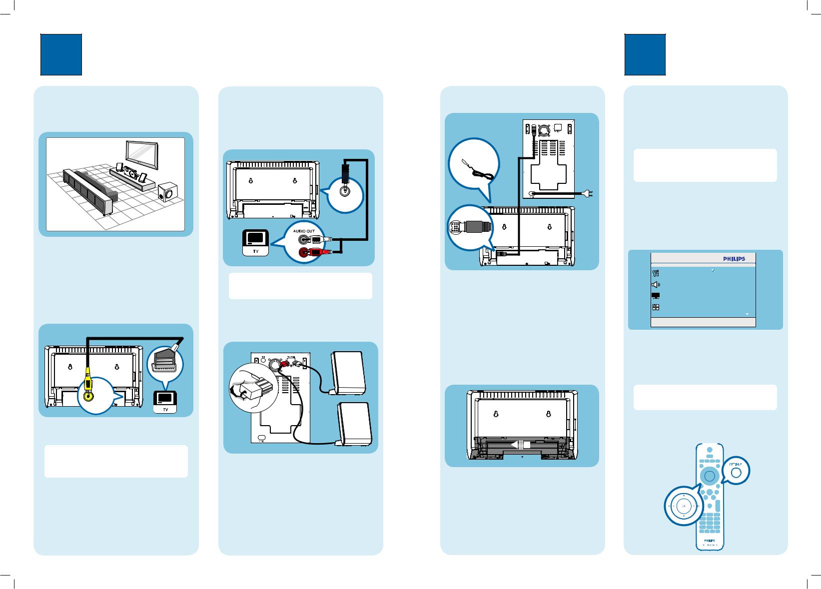 Philips HTS4600 Getting Started Guide