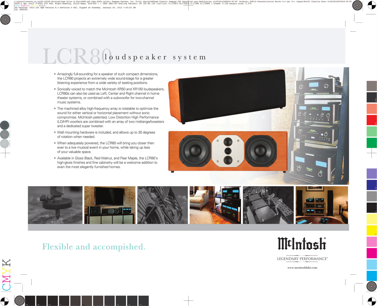 McIntosh LCR80 Brochure