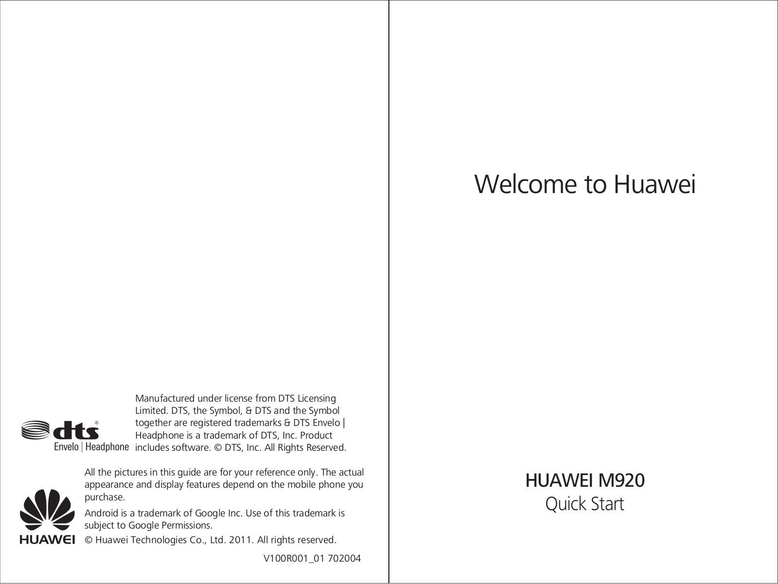 Huawei M920 User Manual