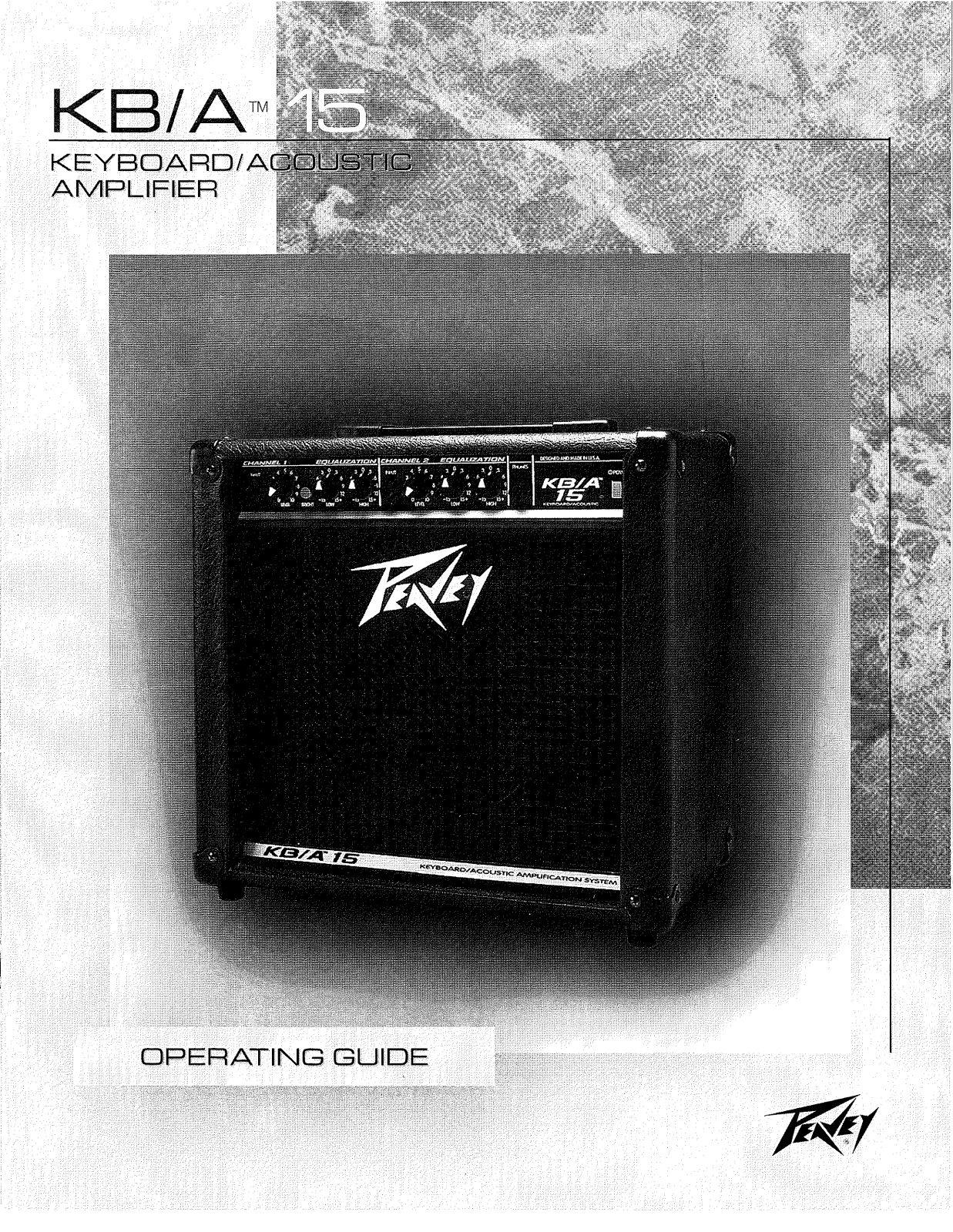 Peavey KB-A 15 User Manual