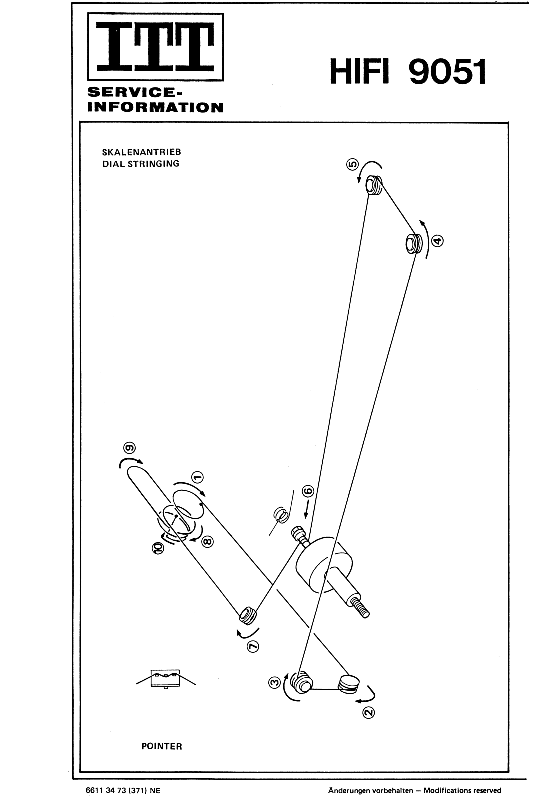 ITT hifi 9051 Service Manual