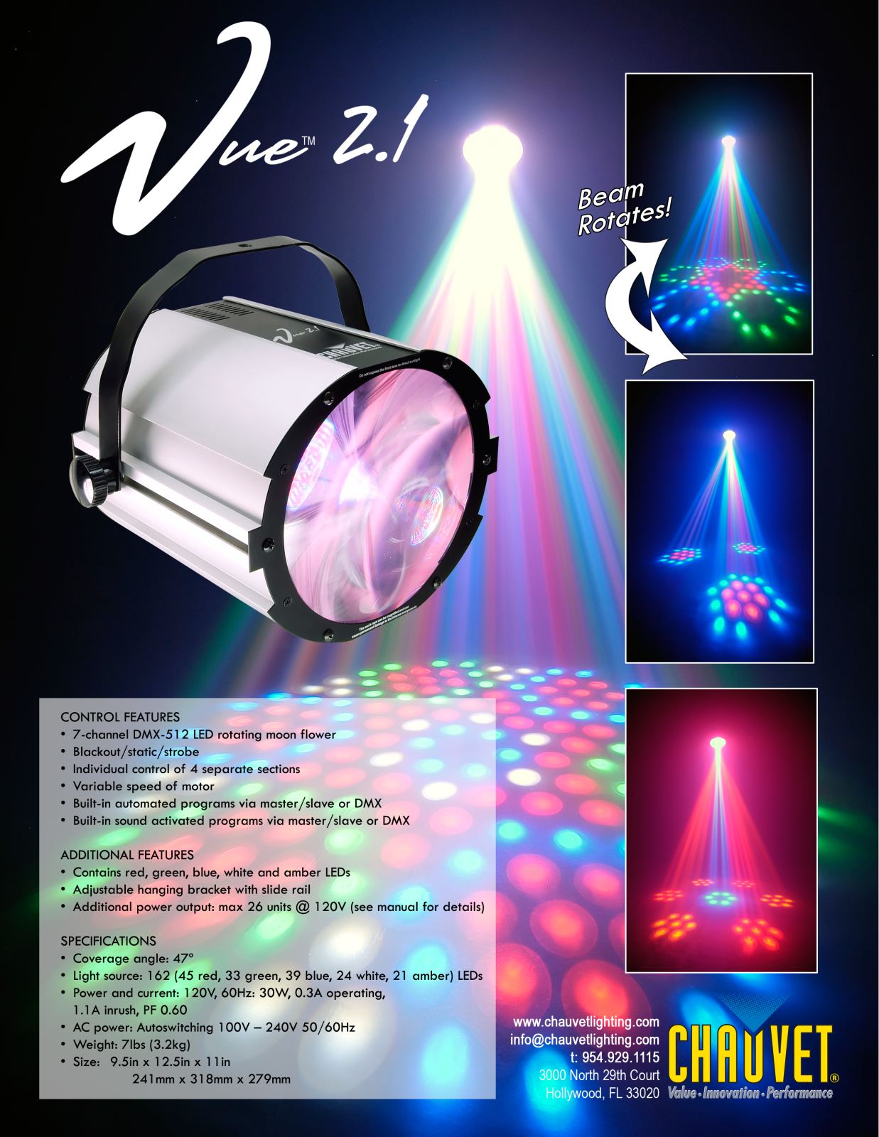 Chauvet VUE 2.1 User Manual