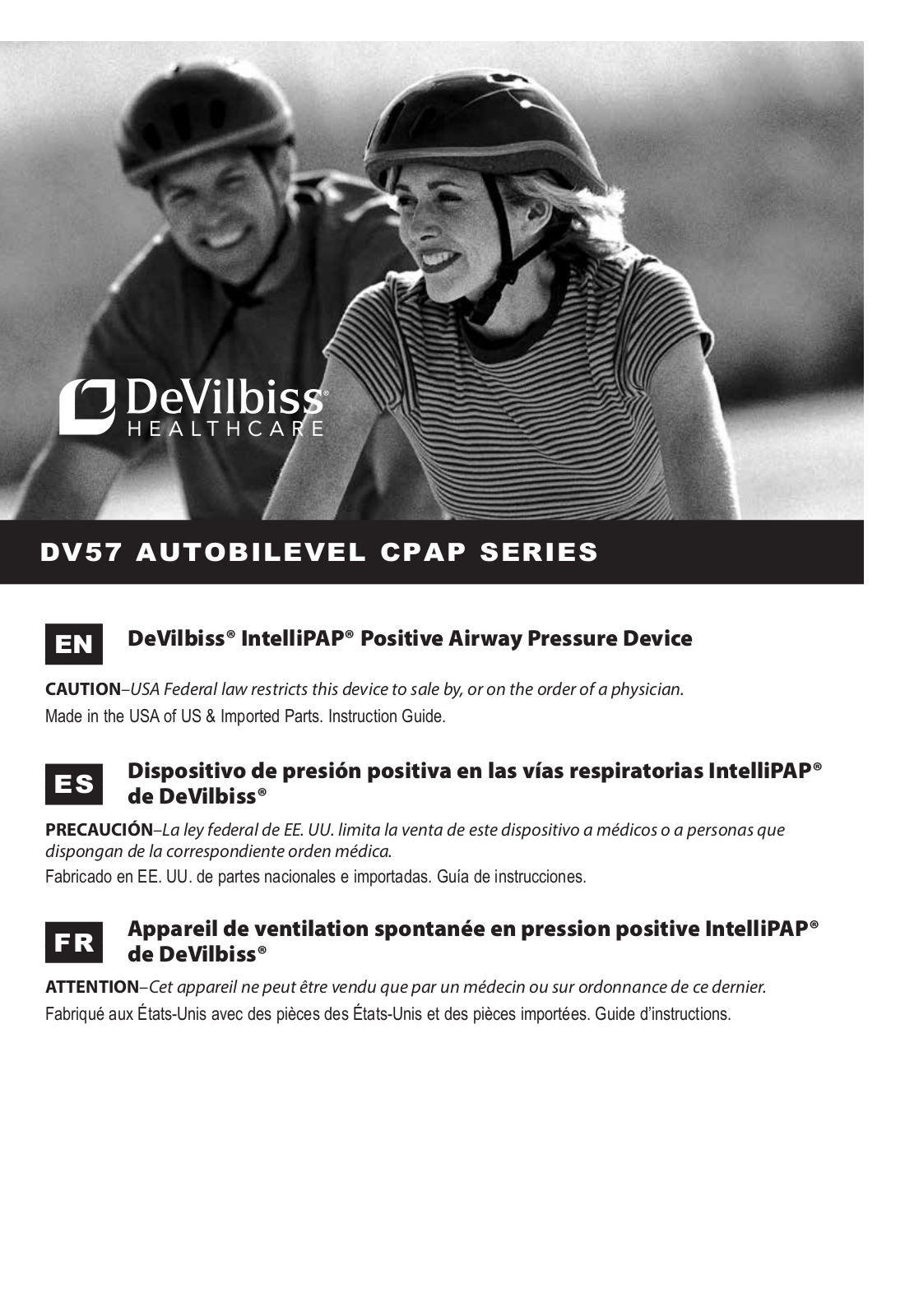 DeVilbiss DV57, DV5HH User manual