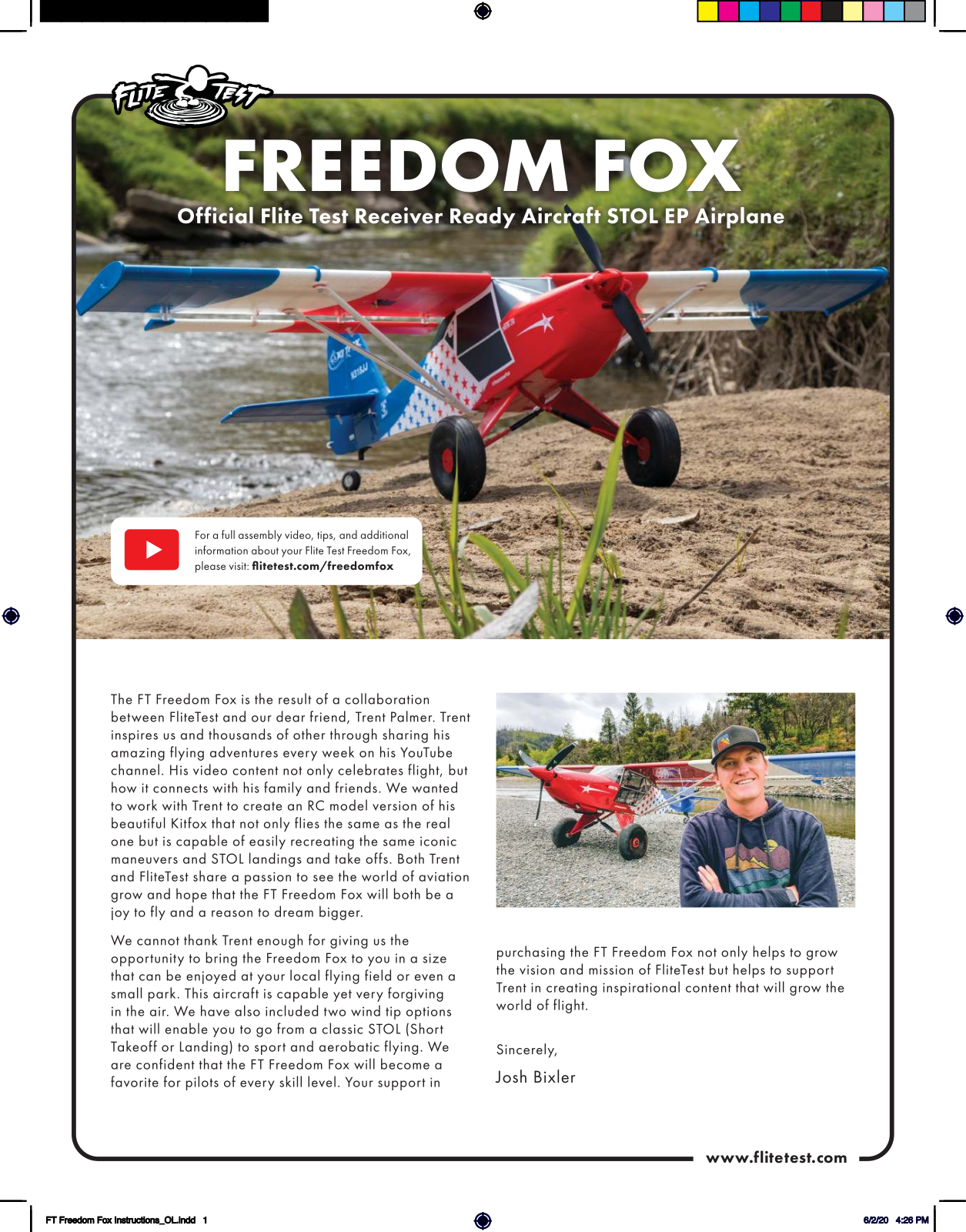Flite Test Freedom Fox V2 User guide - ManualMachine.com