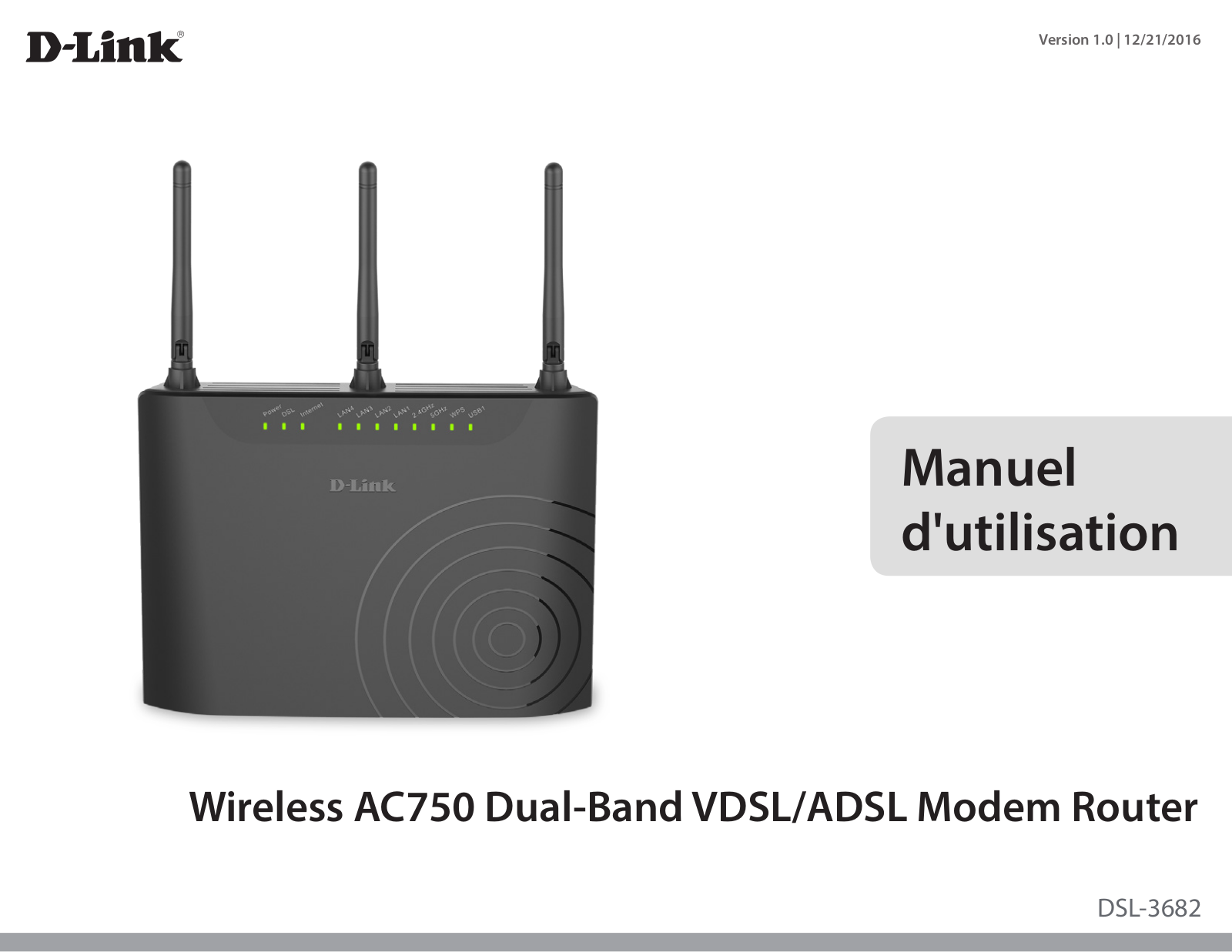 D-link DSL-3682 User Manual