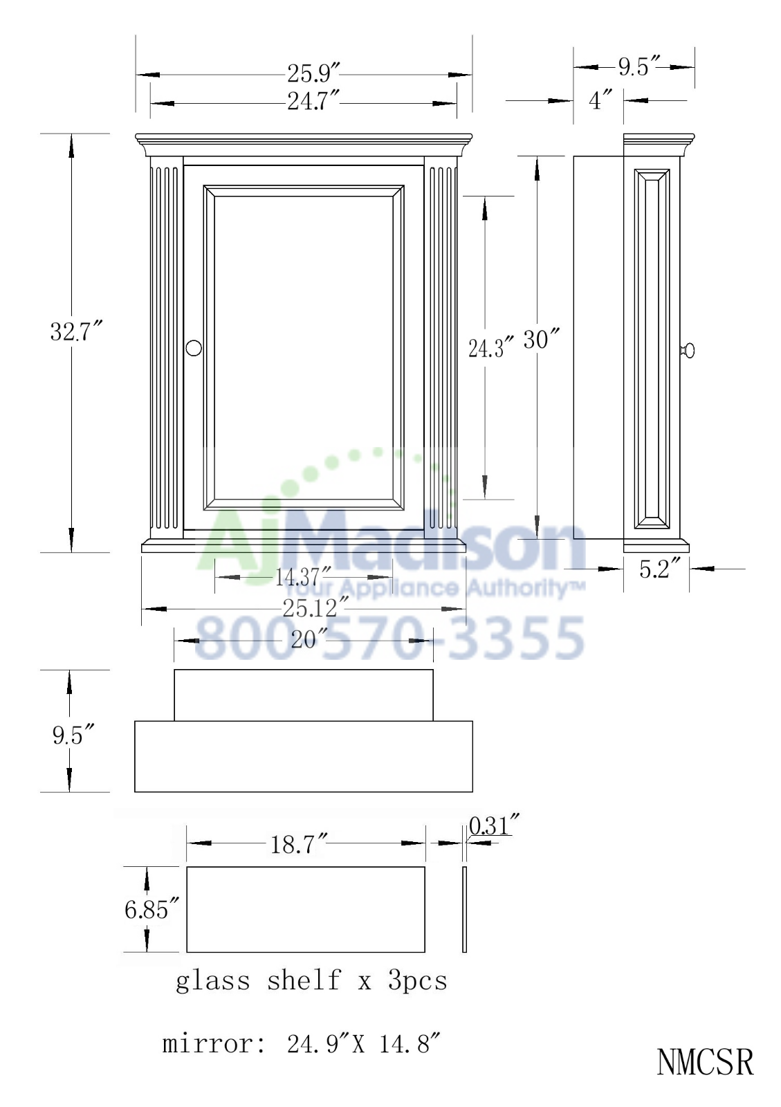 Empire Industries NMCSRW Specs