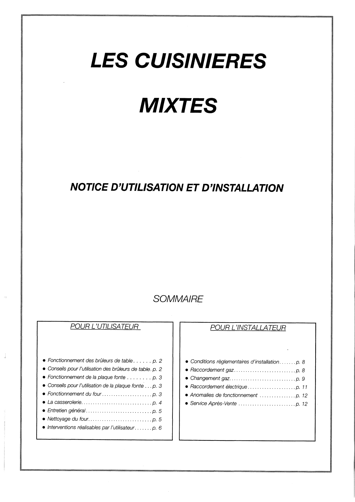 BRANDT KB624 User Manual