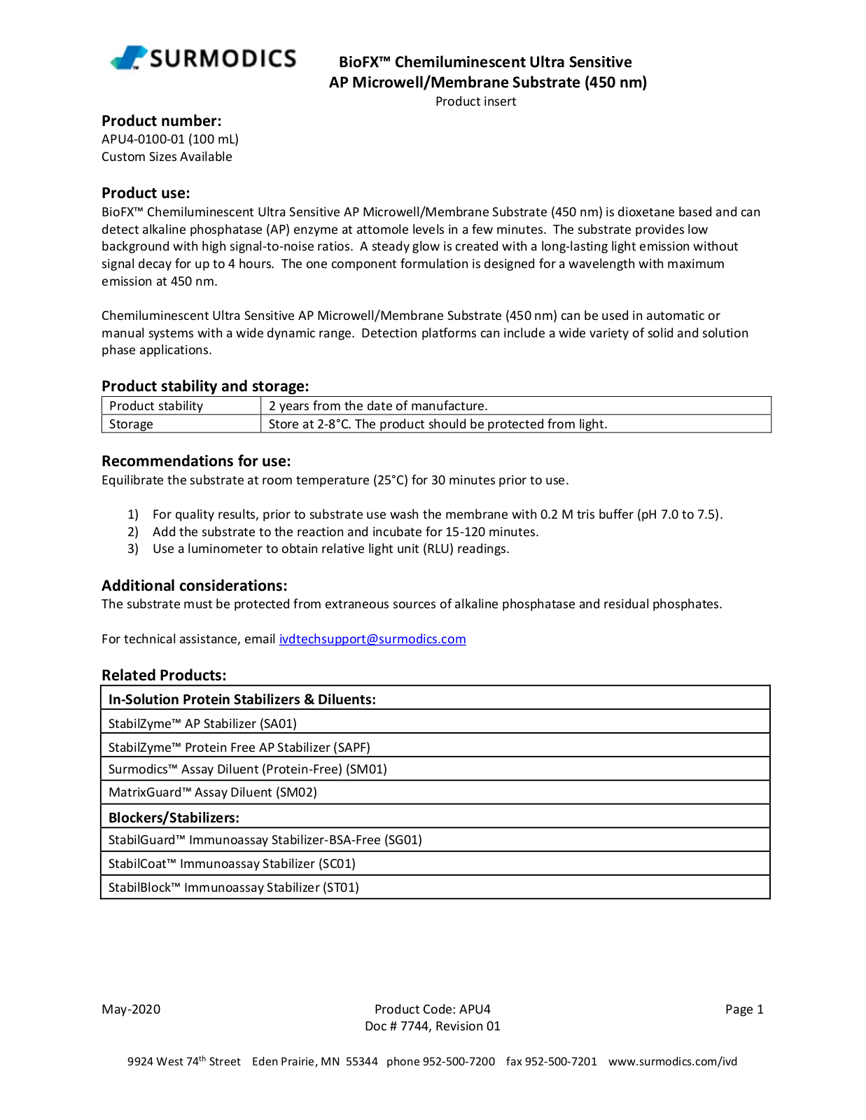 SURMODICS BioFX User Manual - ManualMachine.com