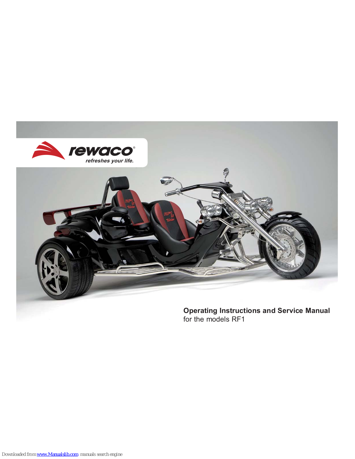 Rewaco RF1 Operating Instructions And Service Manual