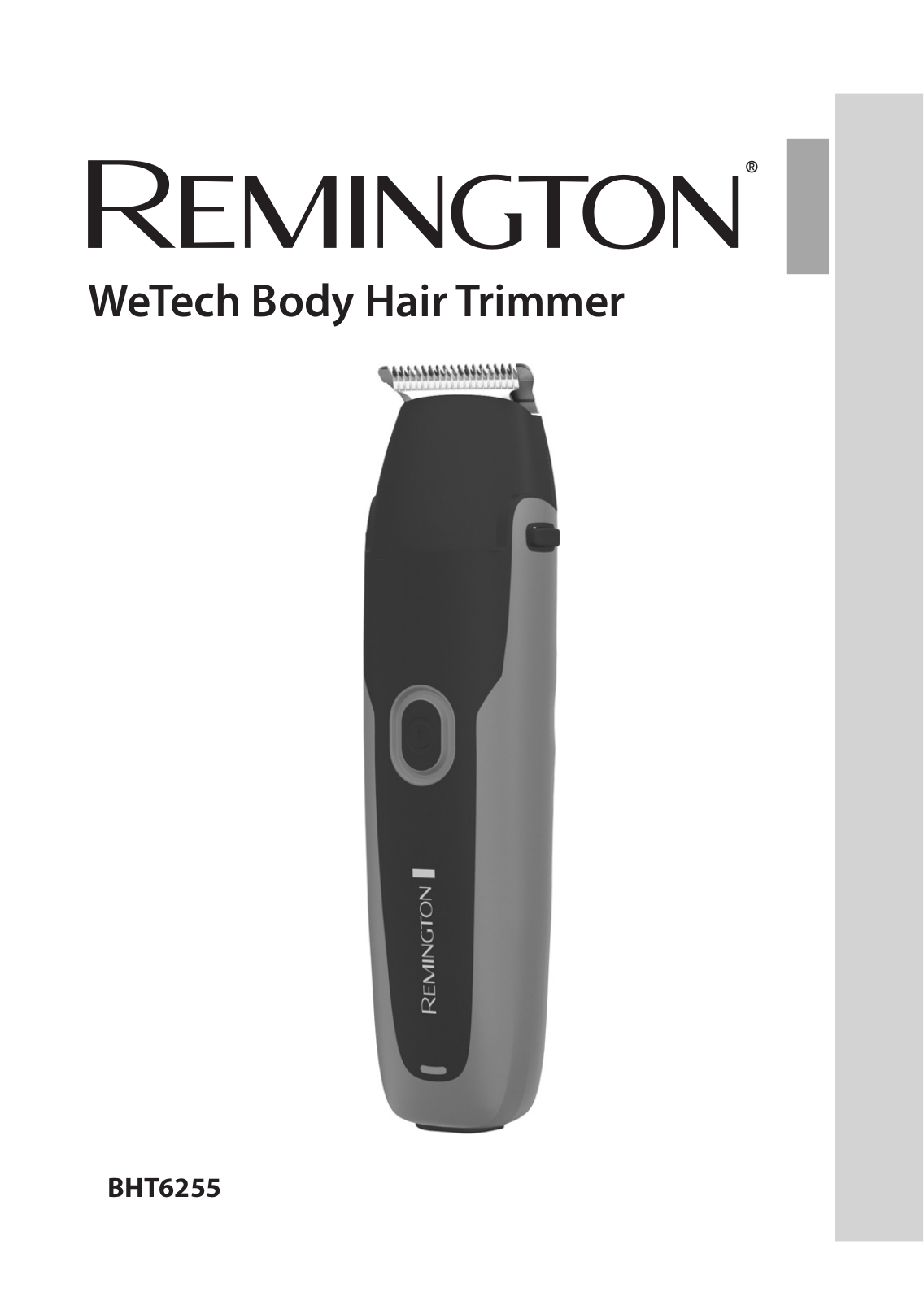 Remington BHT6255 operation manual