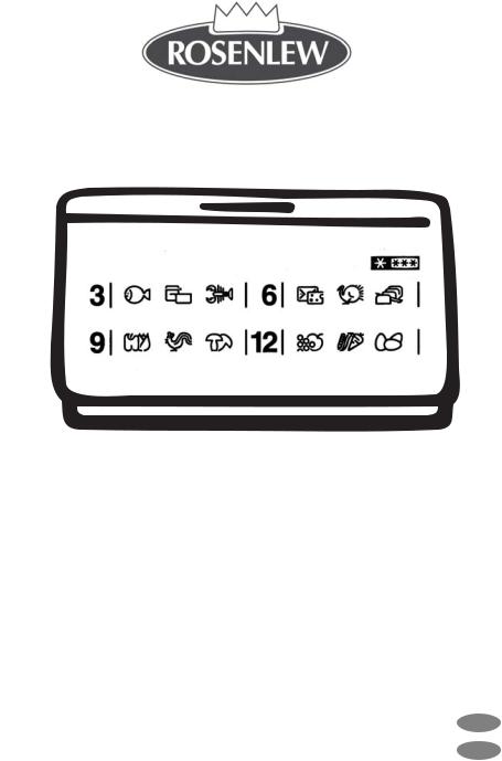 Rosenlew RSP 405 B, RSP 265 B, RSP 215 B, RSP 305 B User Manual