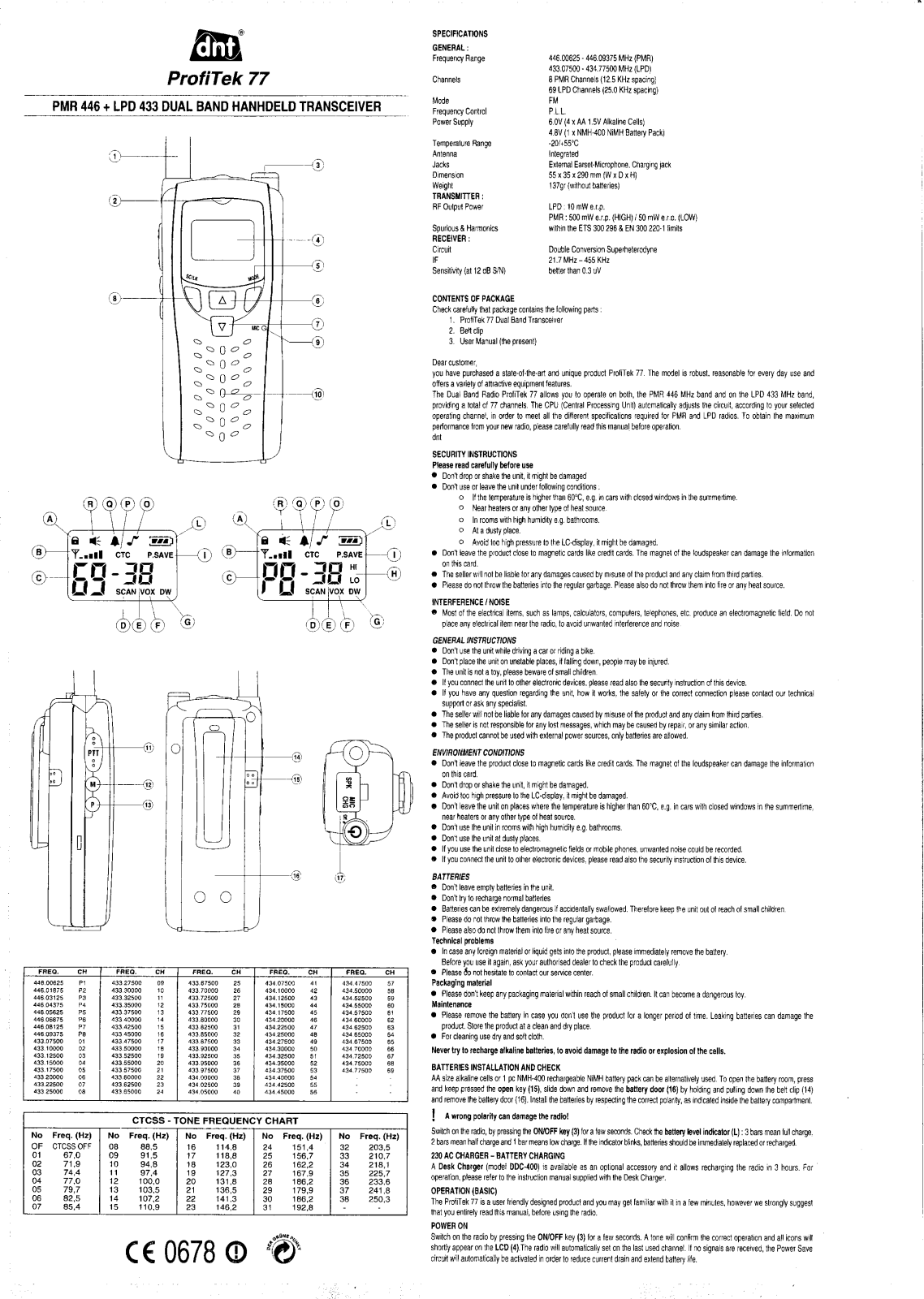 shc PR4000 User Manual