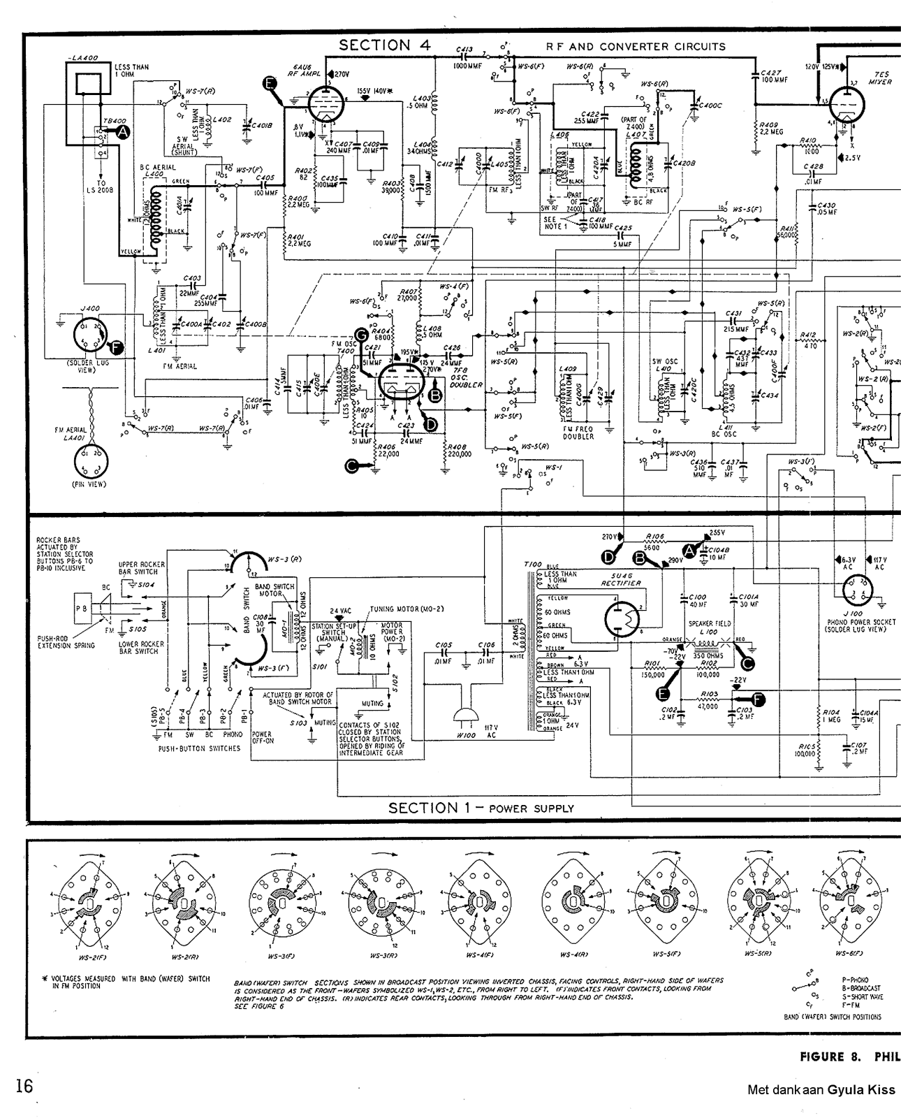 Philco 48-1274 Schematic