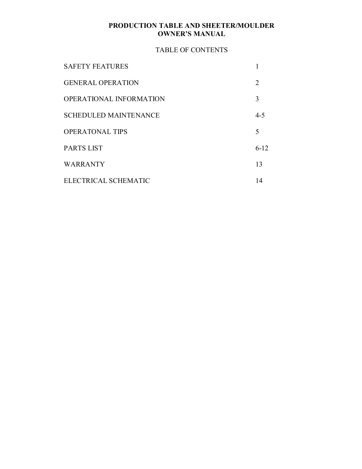 LVO SM224 Installation  Manual