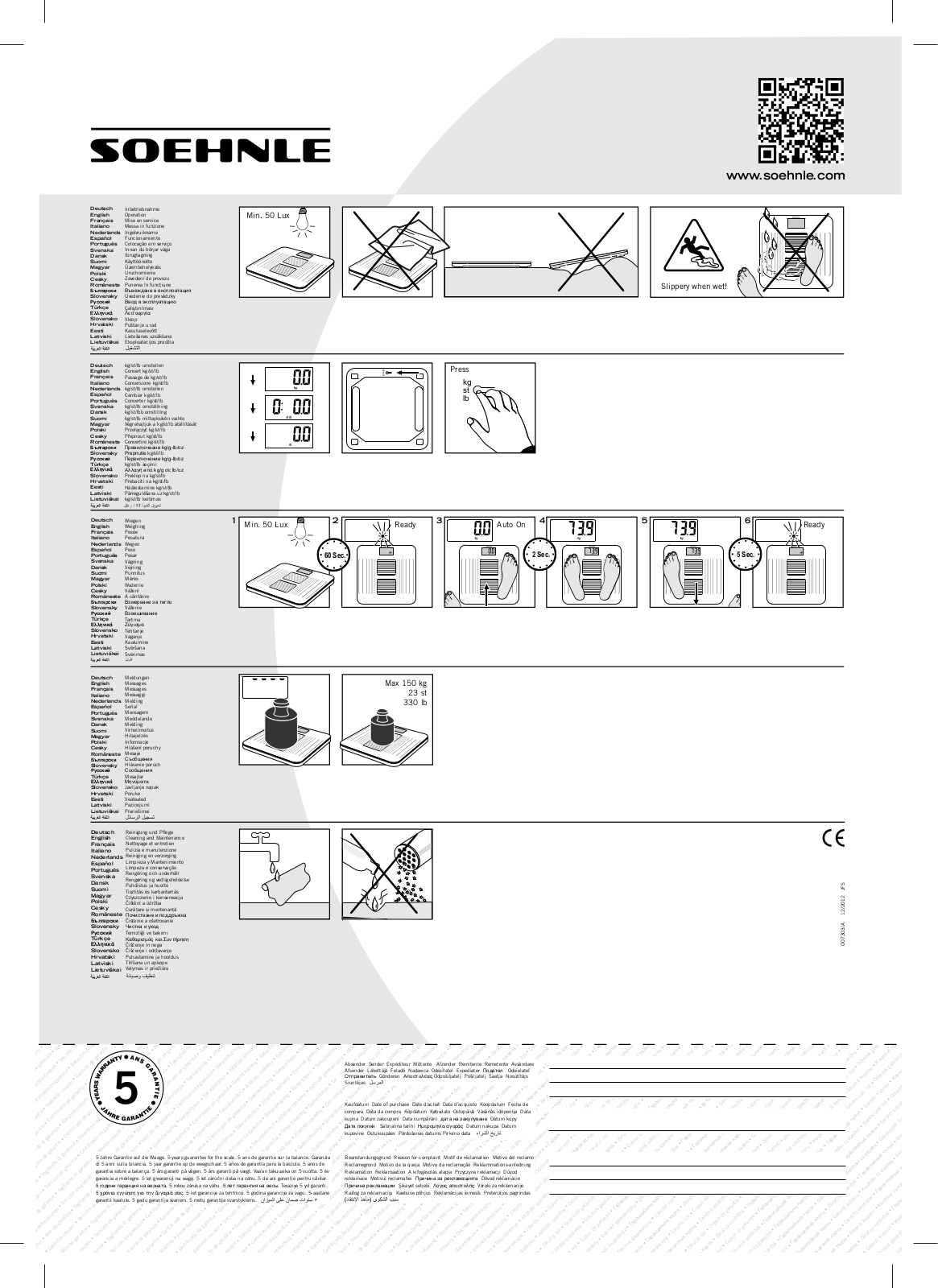 SOEHNLE Solar Star User Manual