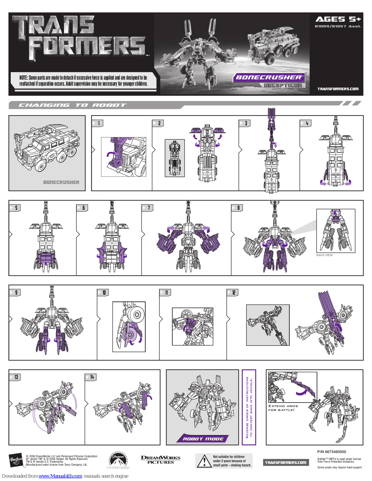 Hasbro Asst., 81099, 81057 Installation Manual - ManualMachine.com
