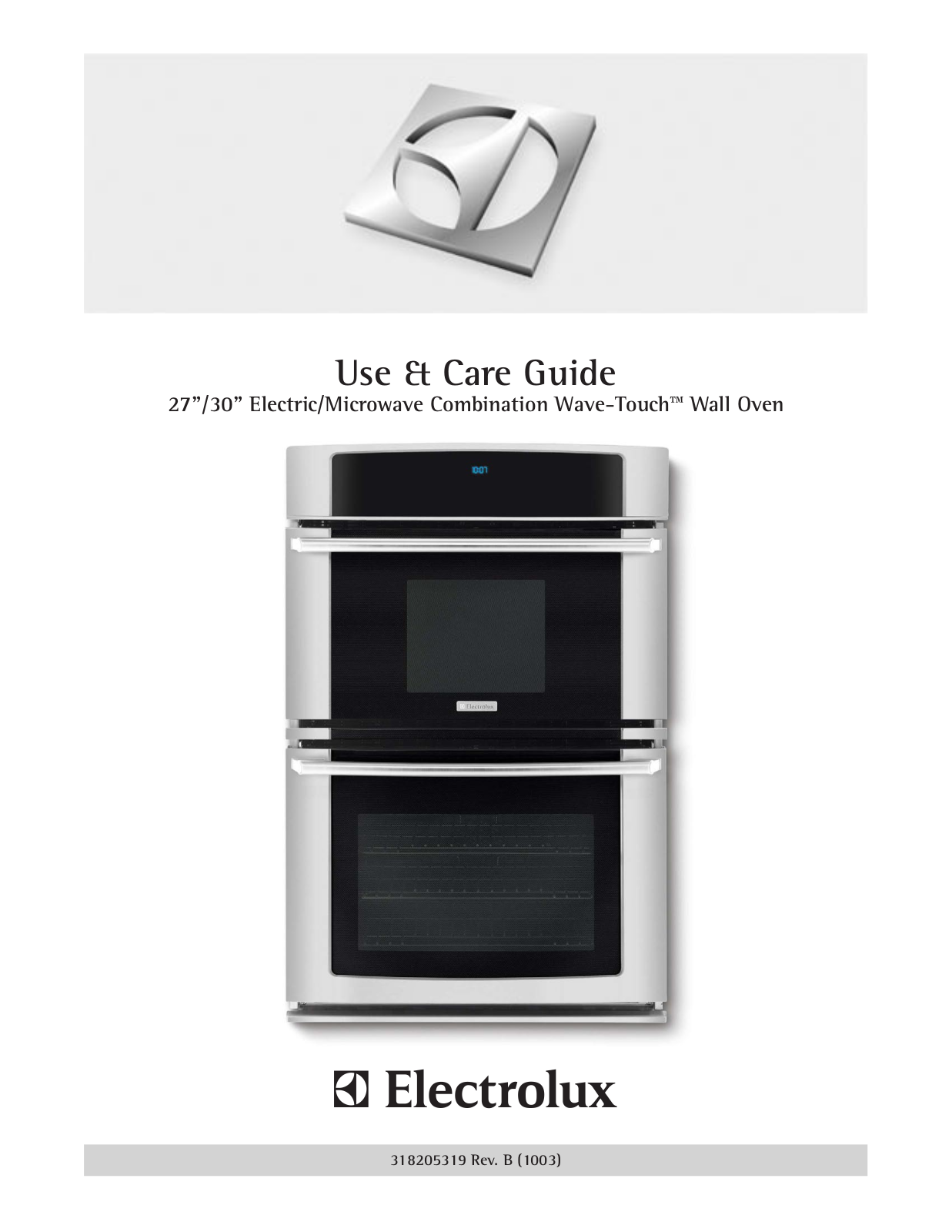 Electrolux WAVE-TOUCH 318205319 User Manual