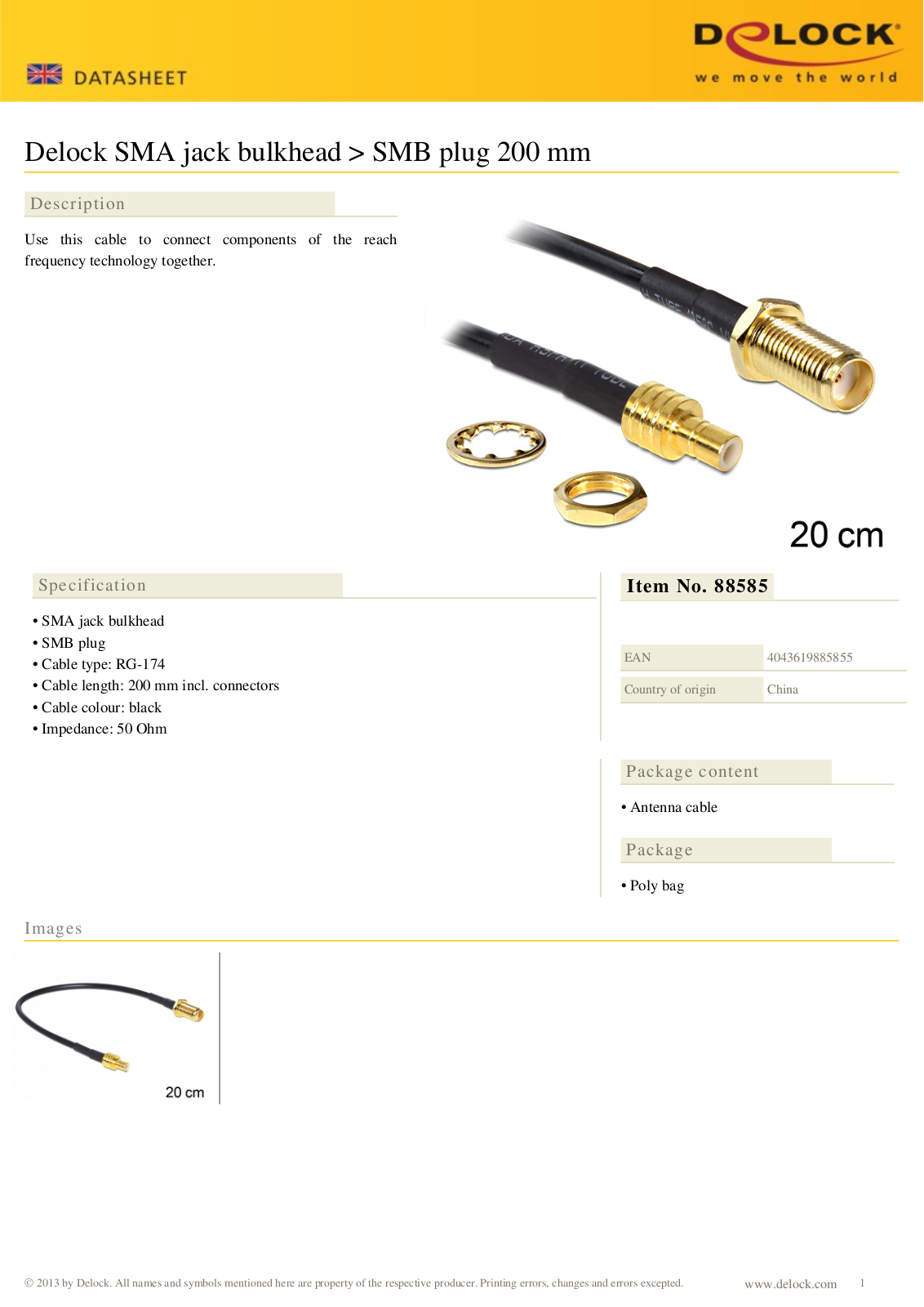 DeLOCK 88585 User Manual