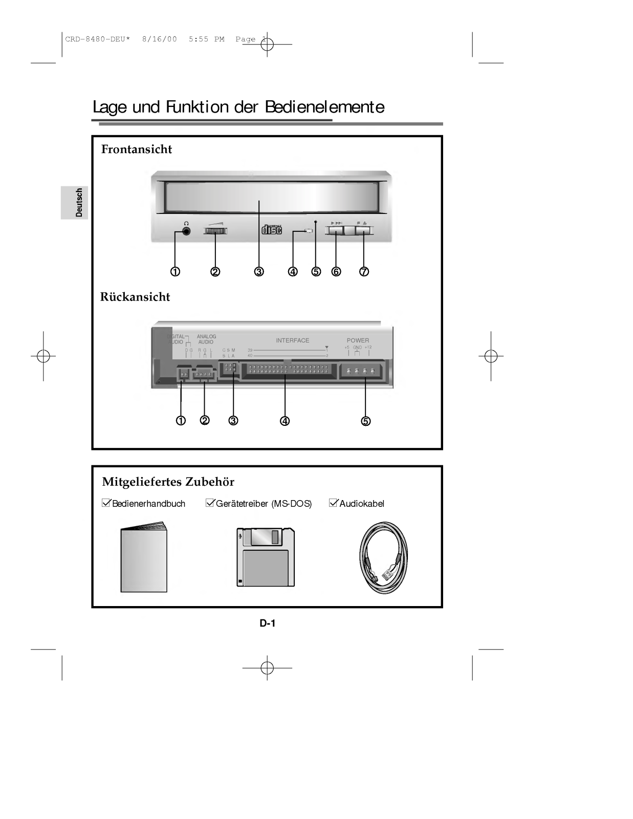 Lg CRD-8482B Instructions Manual