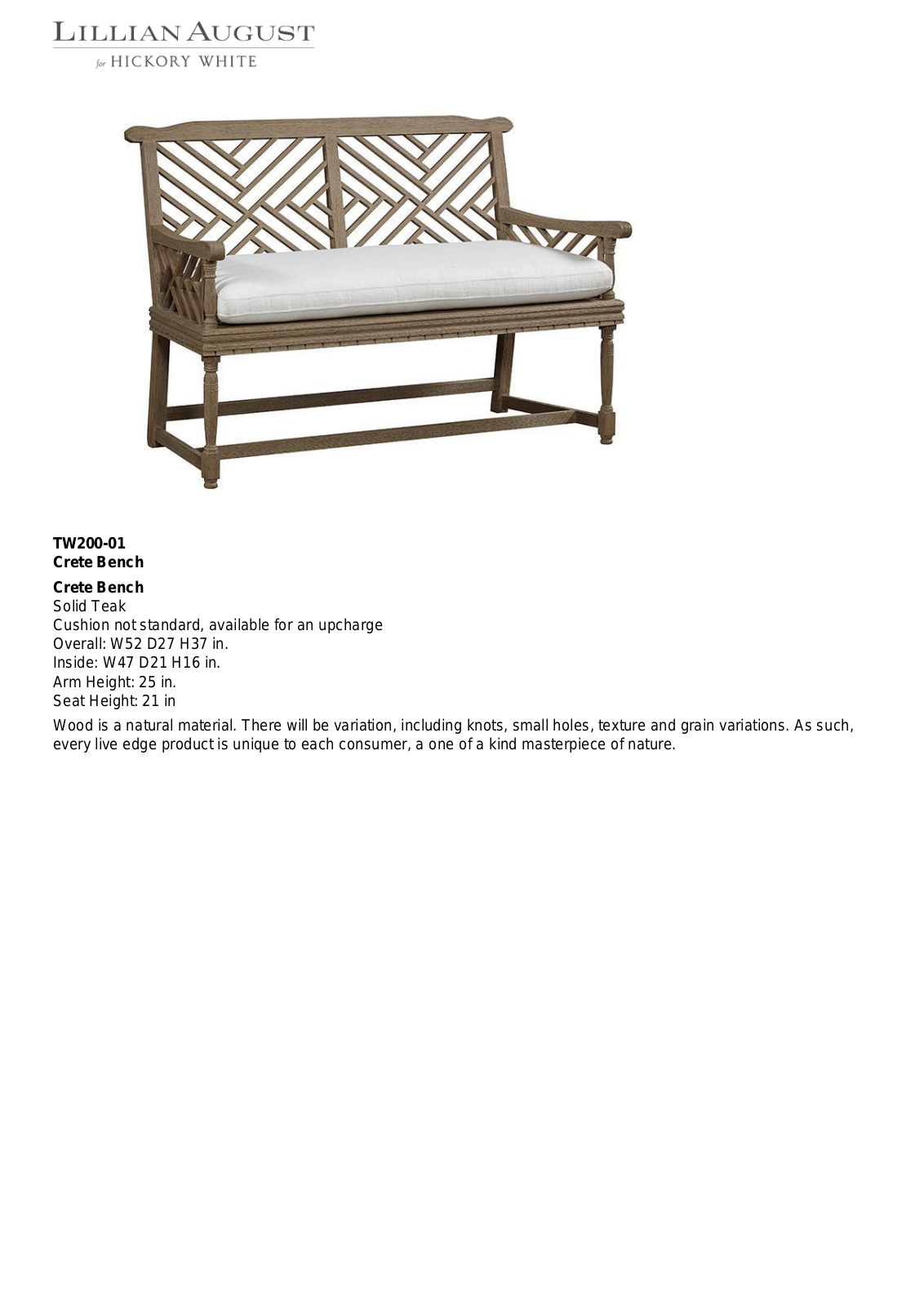 Lillian August LIGU1186 Specifications - ManualMachine.com