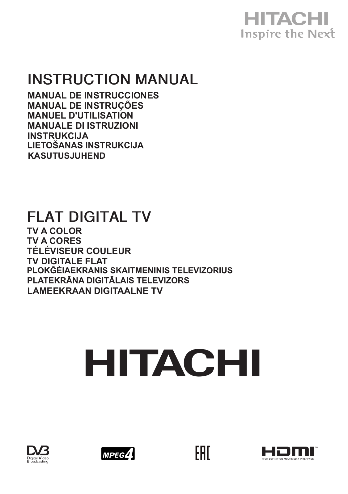 Hitachi 24HE2000 User Manual