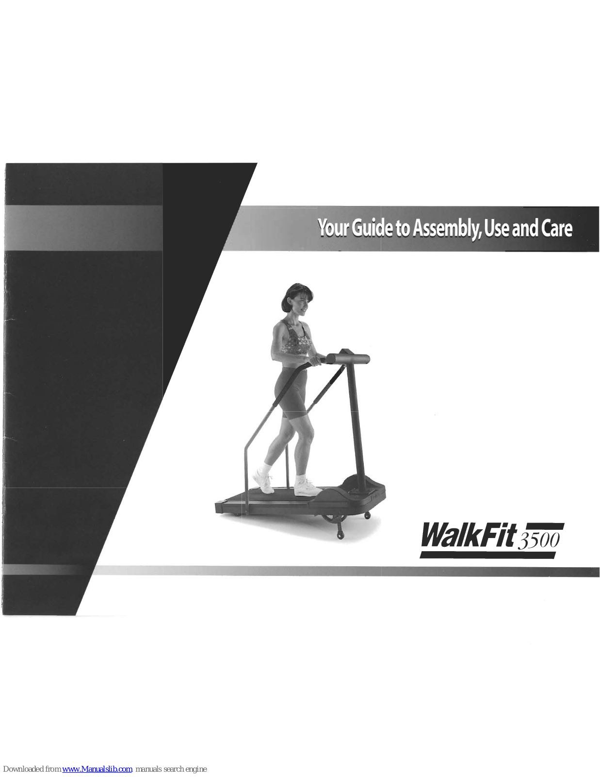 NordicTrack Walkfit 3500 Treadmill, Walkfit 3500 User Manual