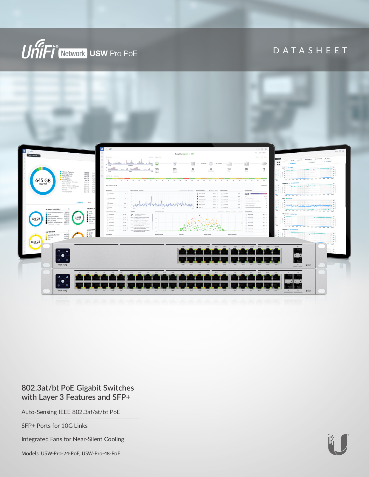 Ubiquiti USW-Pro-24-PoE Data sheet