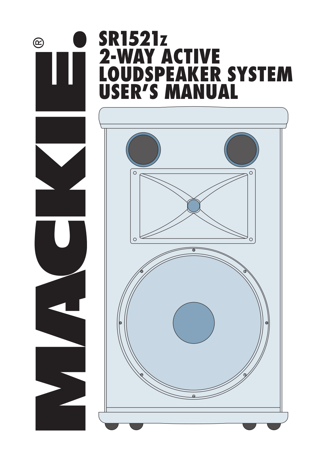 Mackie SR1521Z User Manual